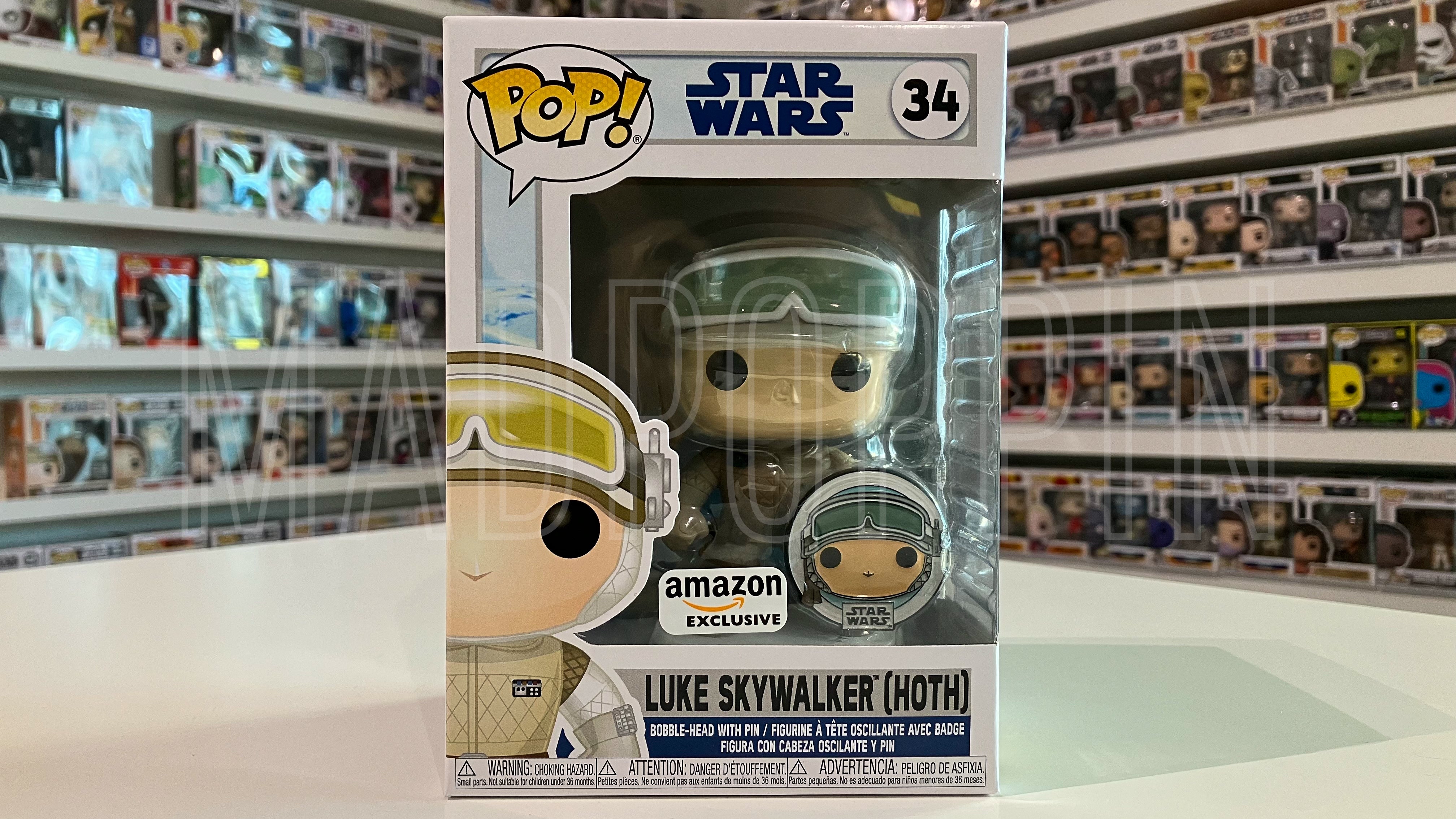 POP! Star Wars: Star Wars - Luke Skywalker [Hoth] & Pin