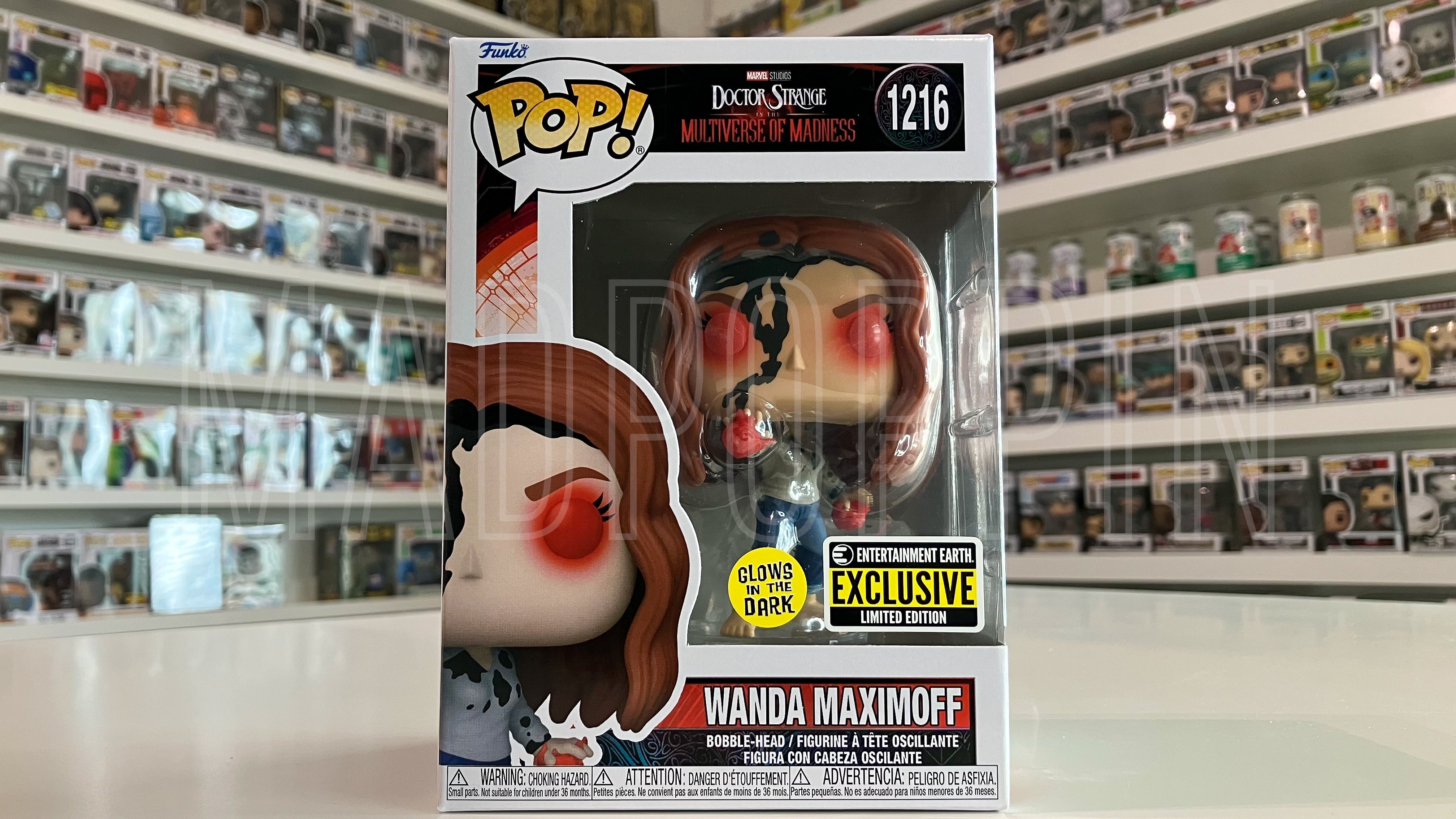 Funko POP! Doctor Strange Multiverse Madness Wanda Maximoff Earth 838 Glow #1216