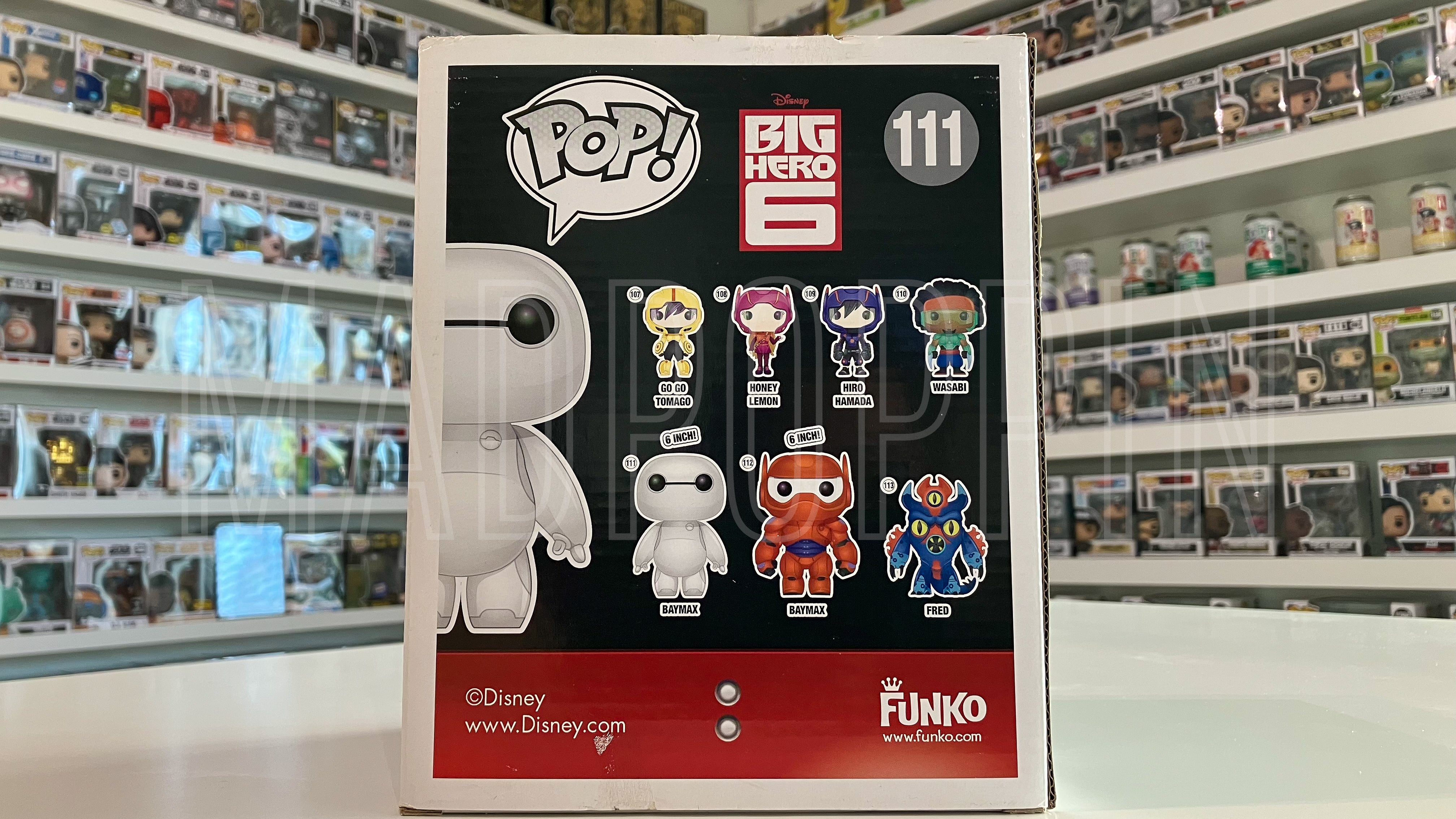 Funko POP Big Hero 6 Baymax Walt Disney Animation Studios Exclusive Edition #111