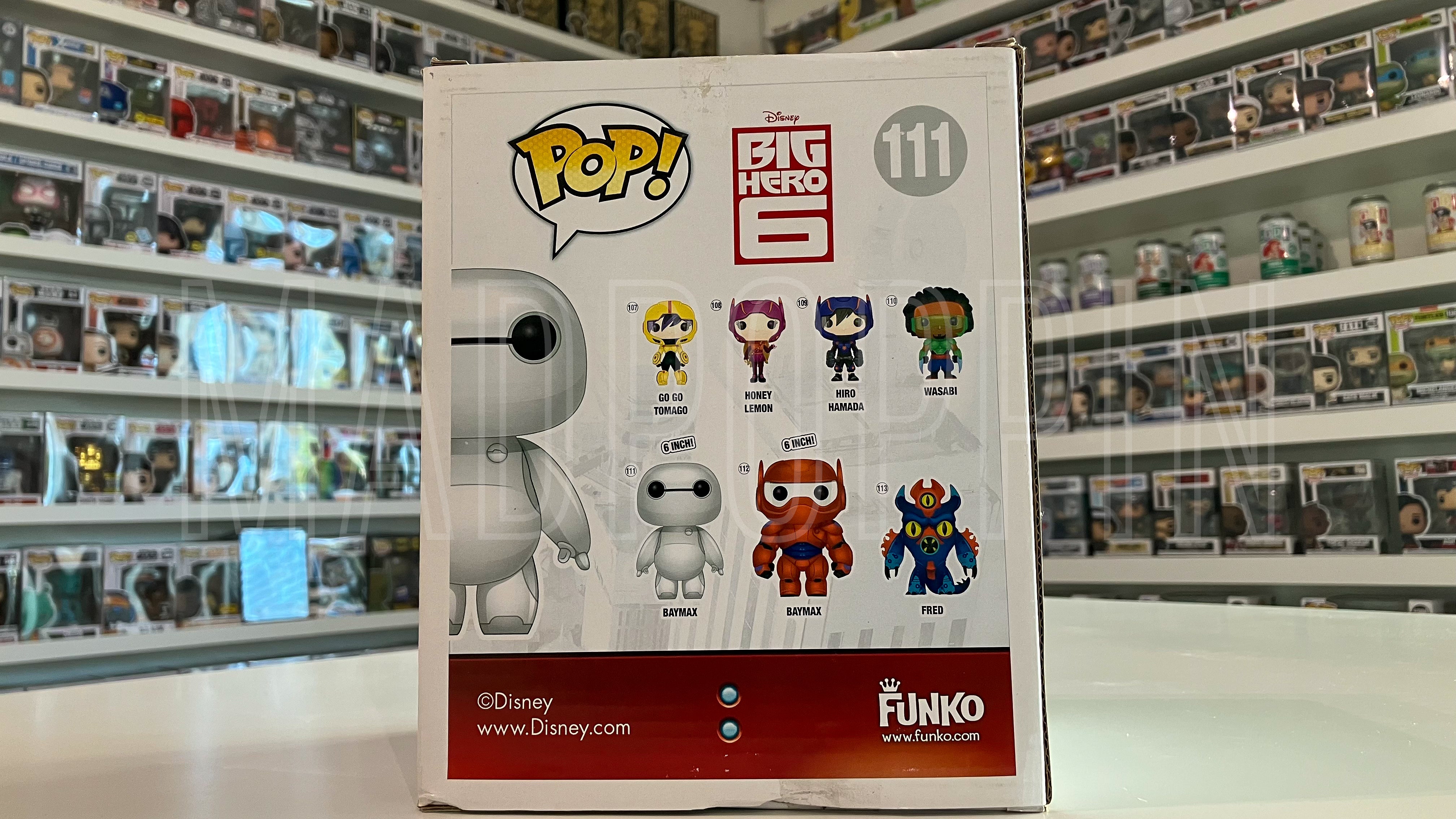 Funko POP! Disney Big Hero 6 Baymax Glow In The Dark Amazon Exclusive #111