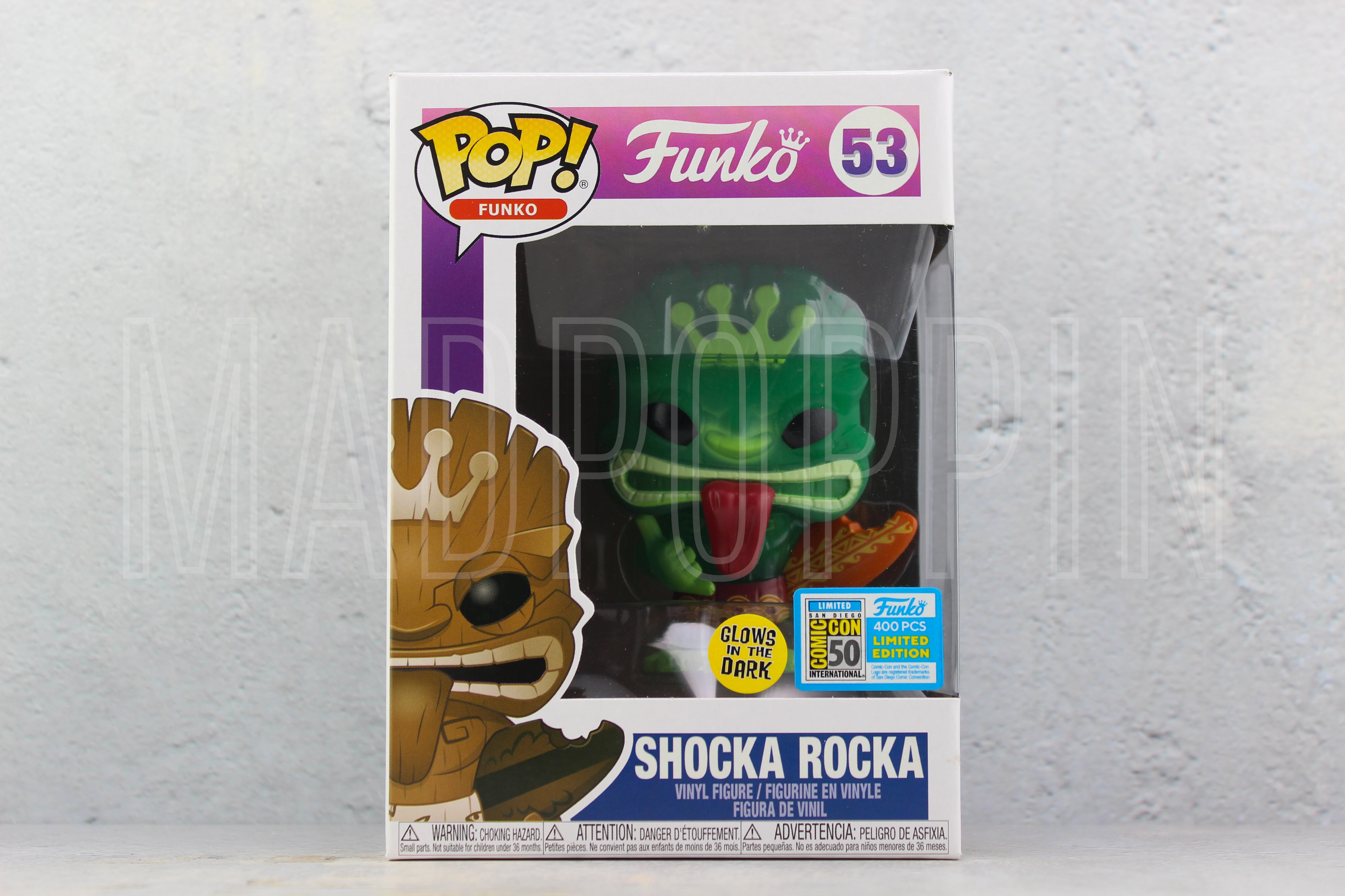POP! Funko: Spastik Plastik 2019 - Shocka Rocka (Green) (Glow in the Dark)