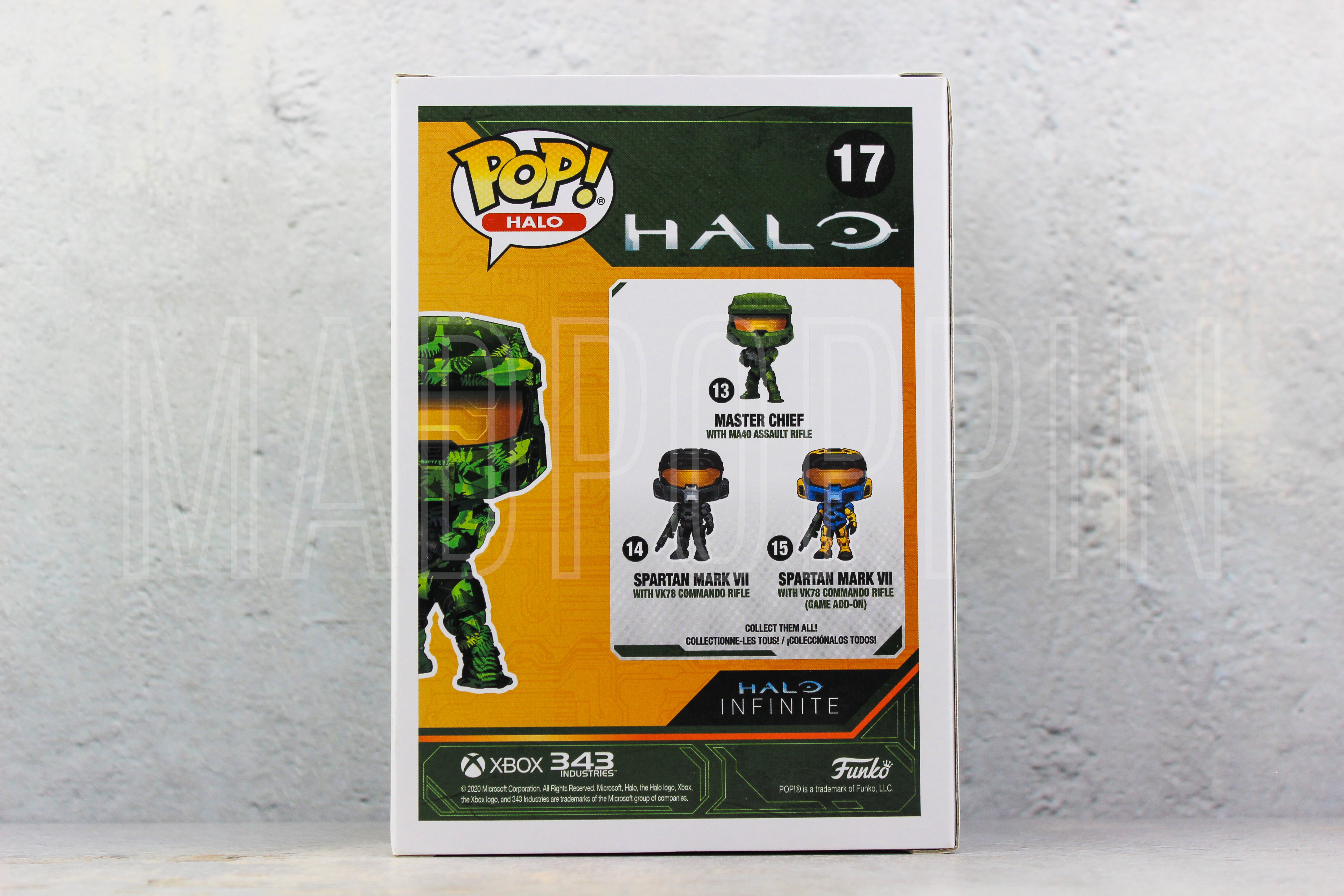 POP! Halo: Halo - Master Chief with MA40 Assault Rifle in Hydro Deco