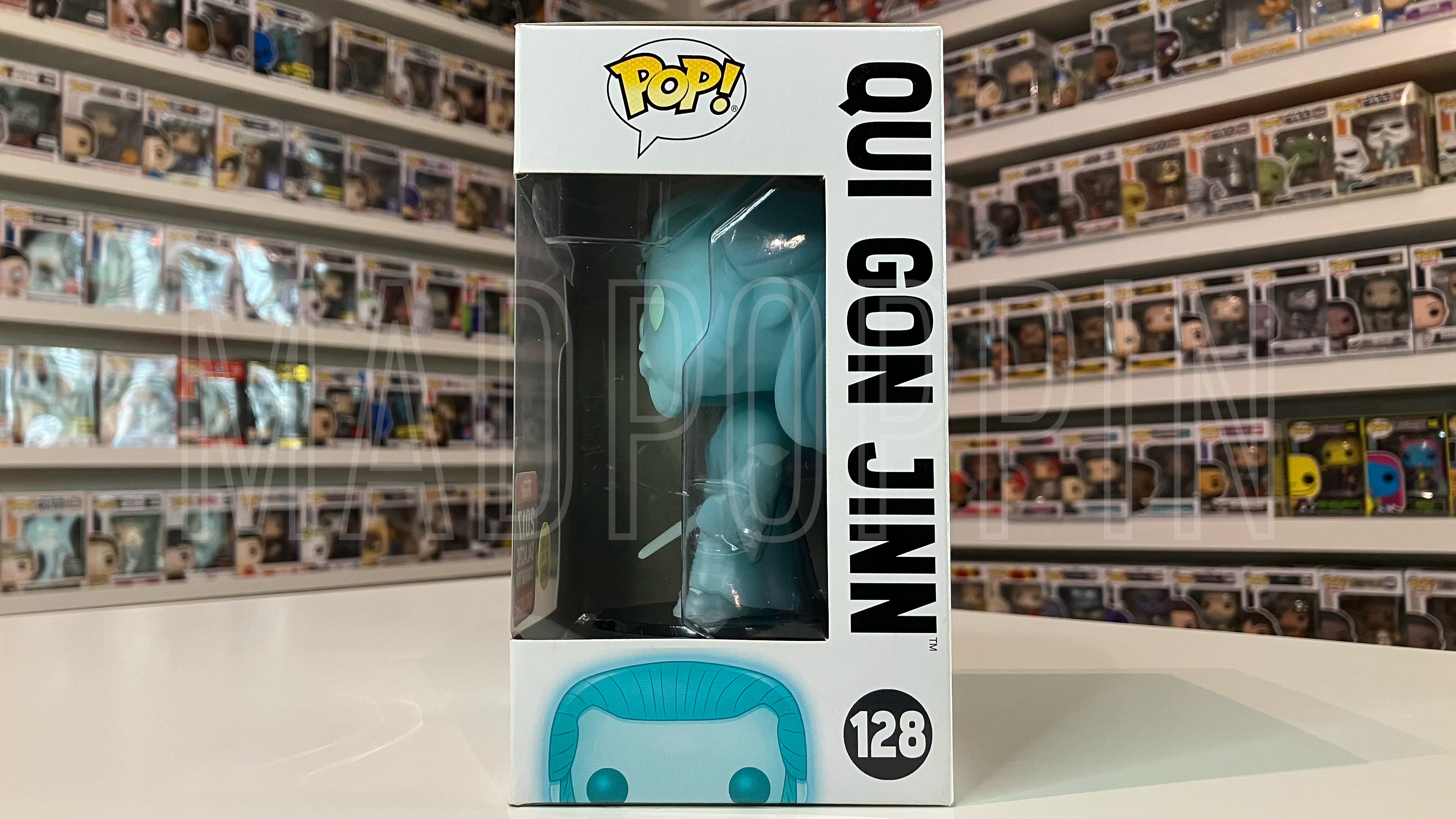 POP! Star Wars: Star Wars - Qui Gon Jinn (Holographic) (Glow In The Dark)
