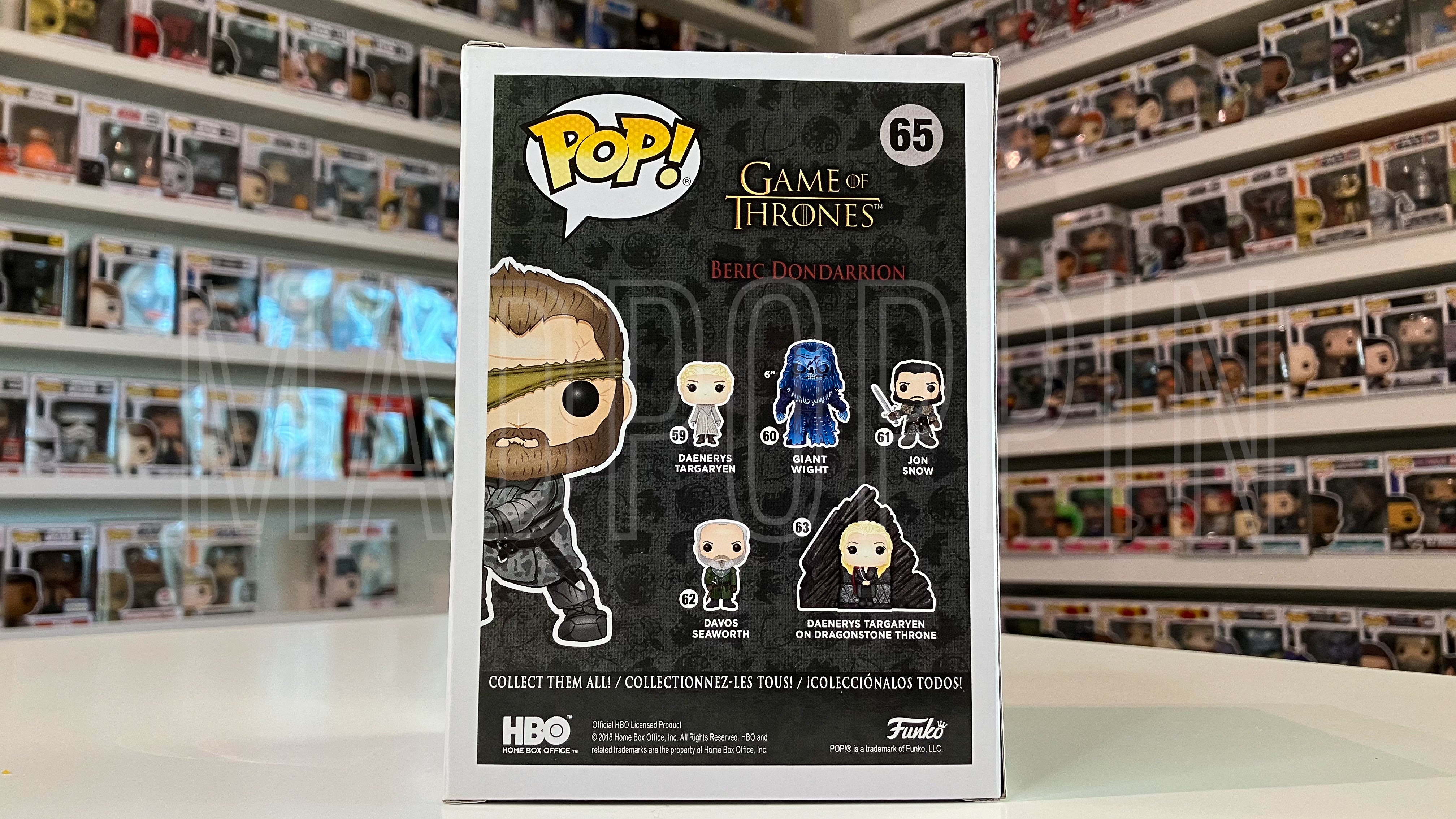 Funko POP! Television Game of Thrones Beric Dondarrion Fall Convention #65