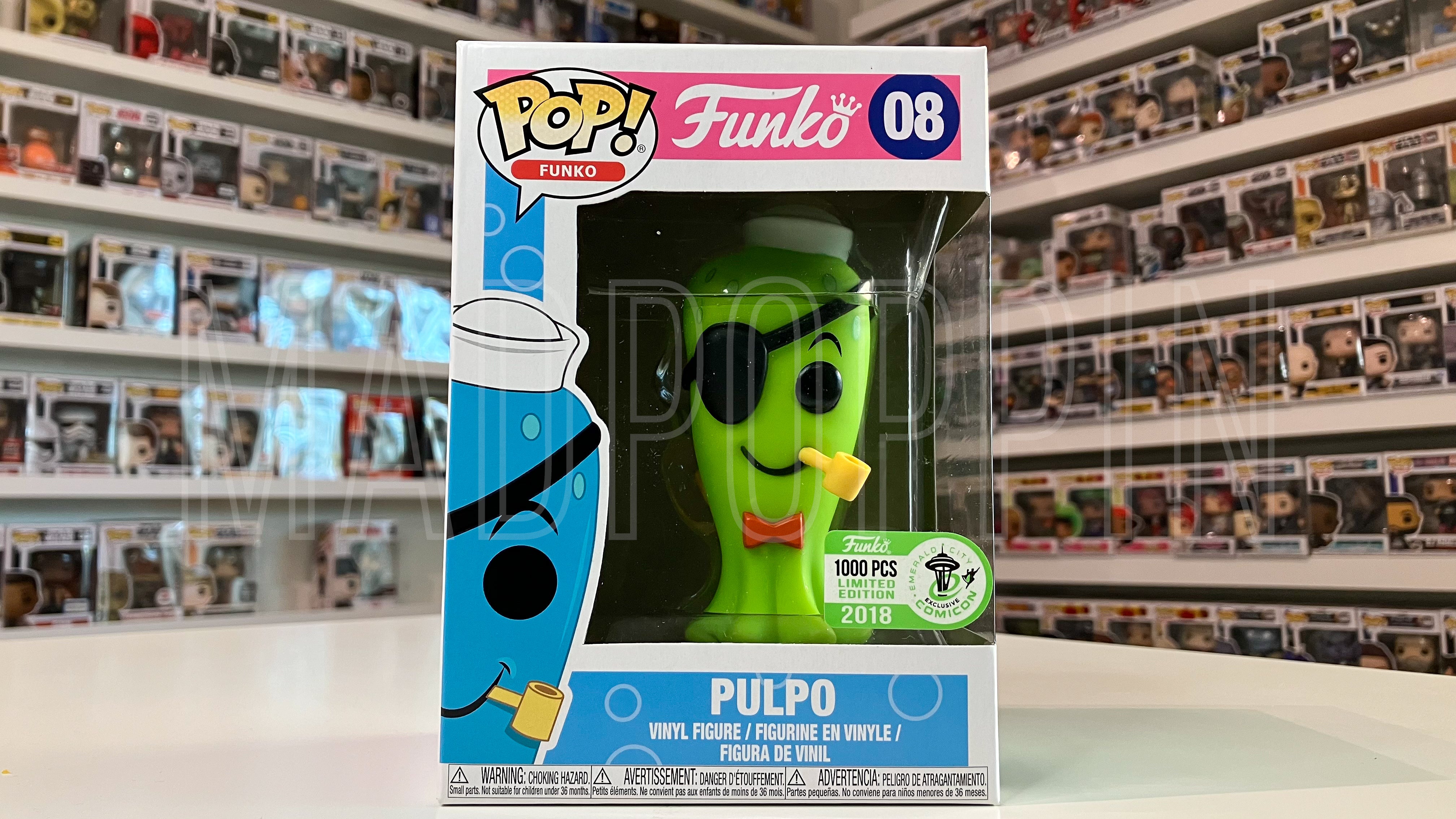 POP Funko Pulpo Green ECCC 2018 Limited Edition 1000 #08