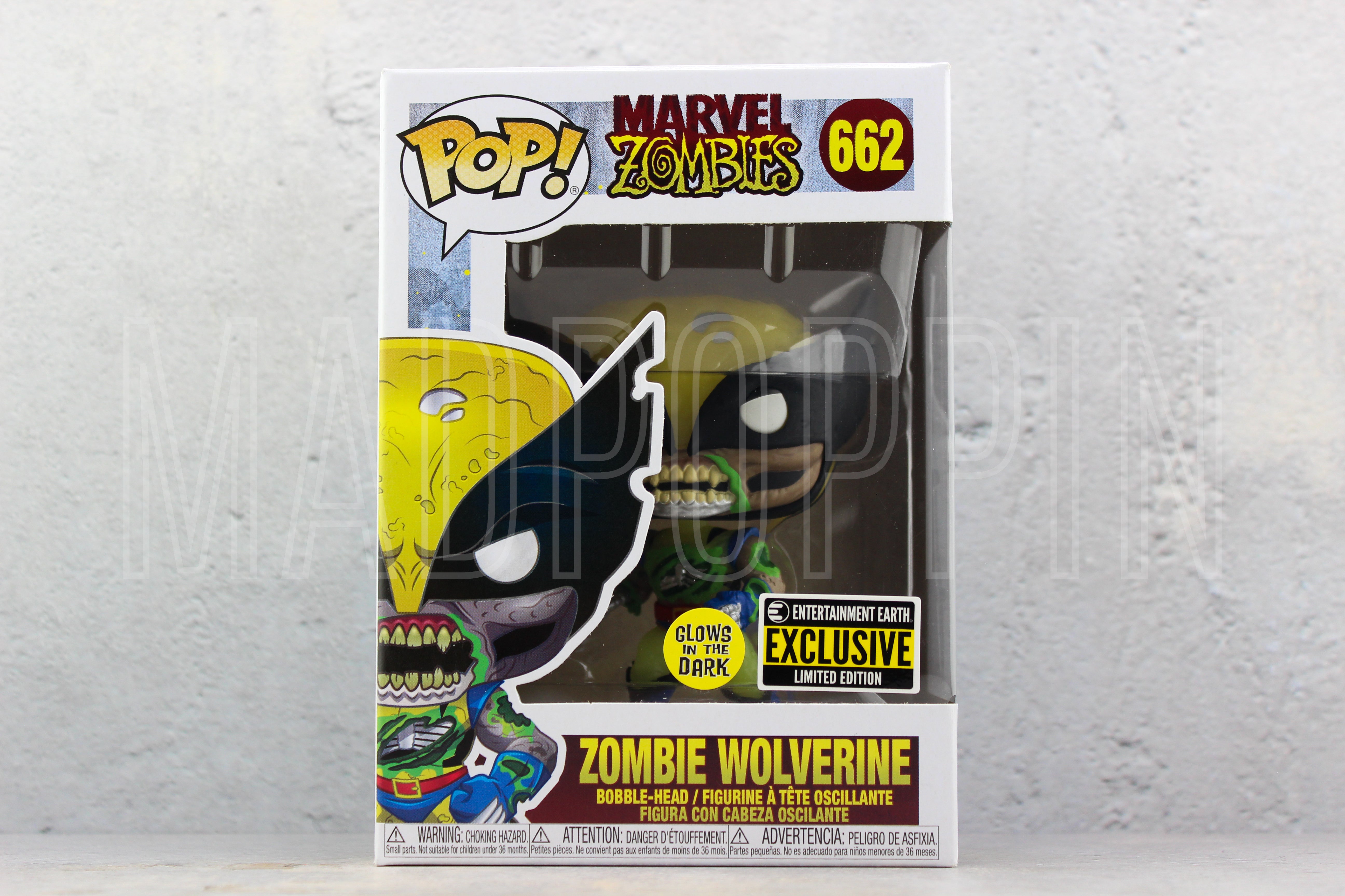 POP! Marvel: Marvel Zombies - Zombie Wolverine (Glow in the Dark)