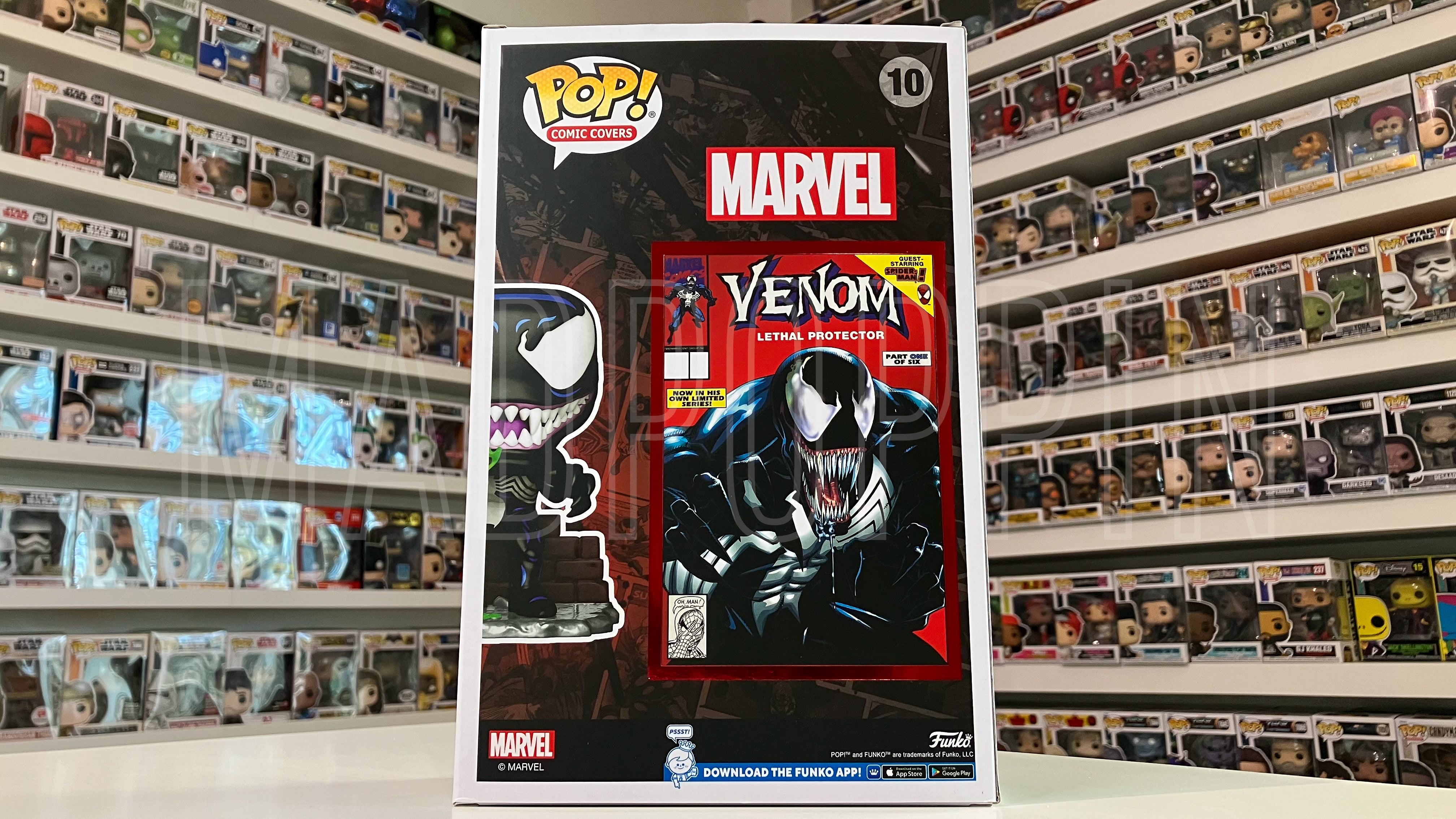 Funko Pop Comic Covers Marvel Venom Lethal Protector PX Glow in the Dark 10