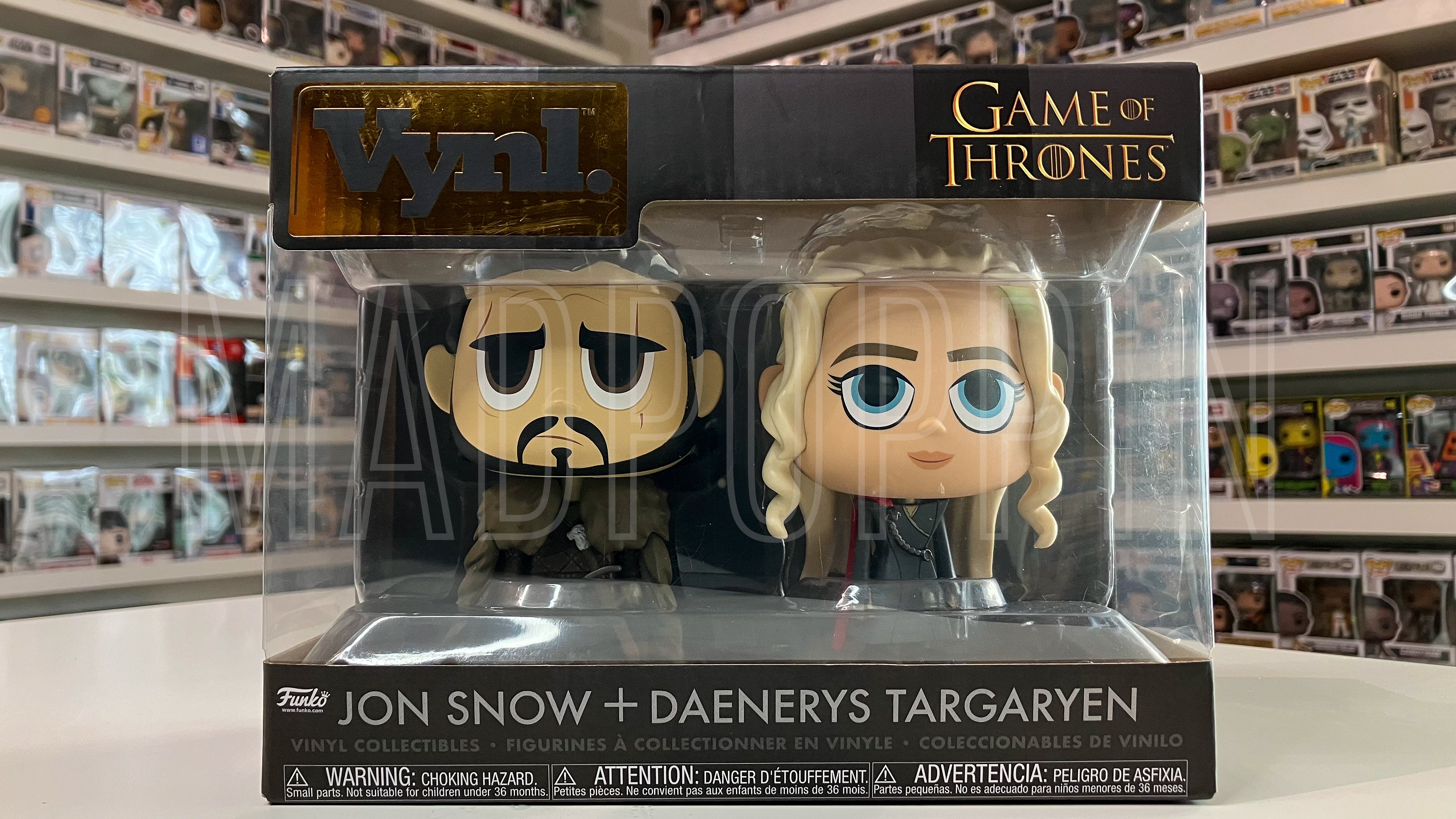 Funko Vynl Game of Thrones Jon Snow + Daenerys Targaryen 2 Pack
