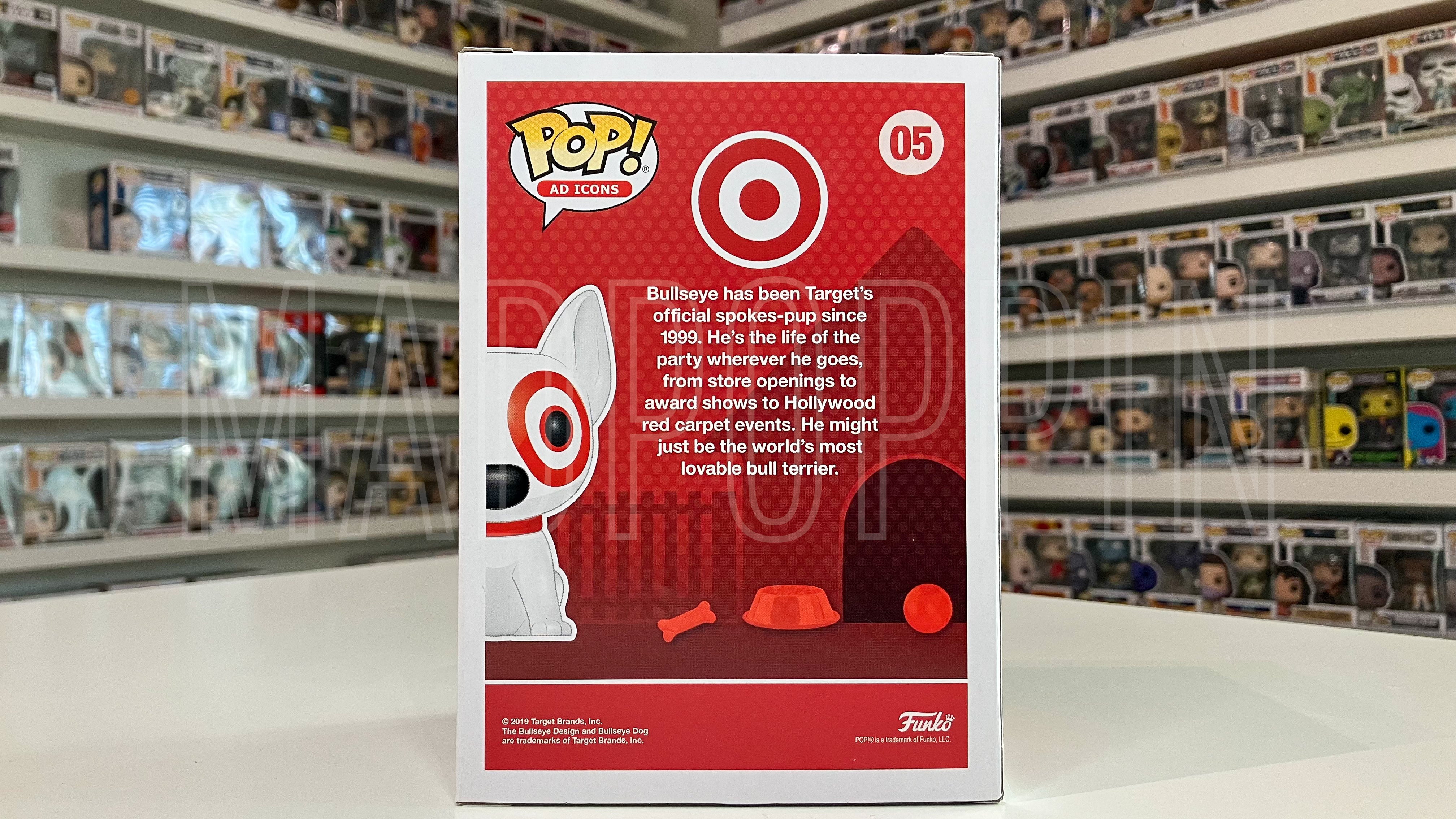 POP! Ad Icons: Target - Bullseye (Gold Collar) (Flocked)