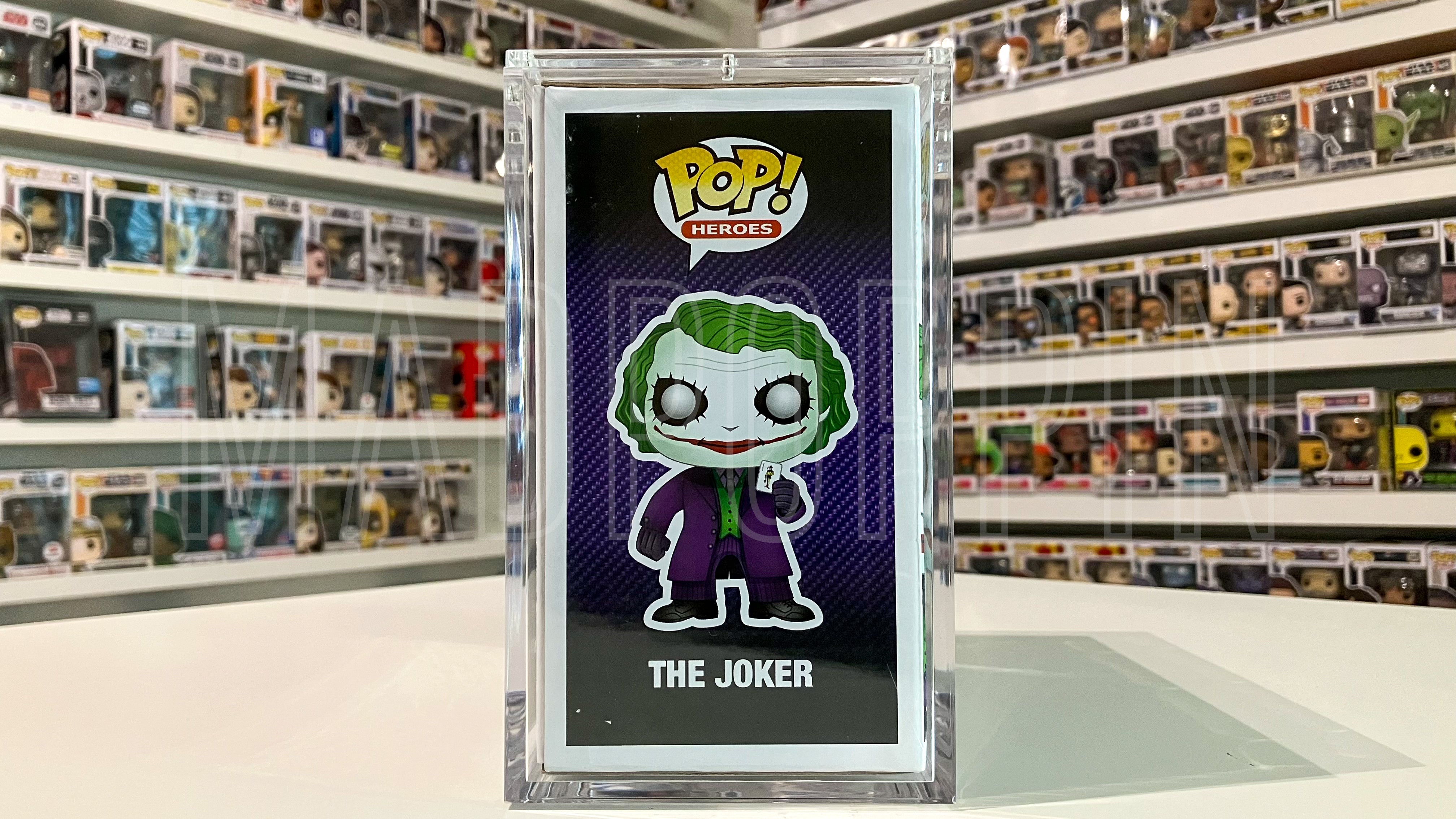 Funko Pop The Dark Knight Joker & Joker Bank Robber Glow wo Gemini Sticker 2 Pack