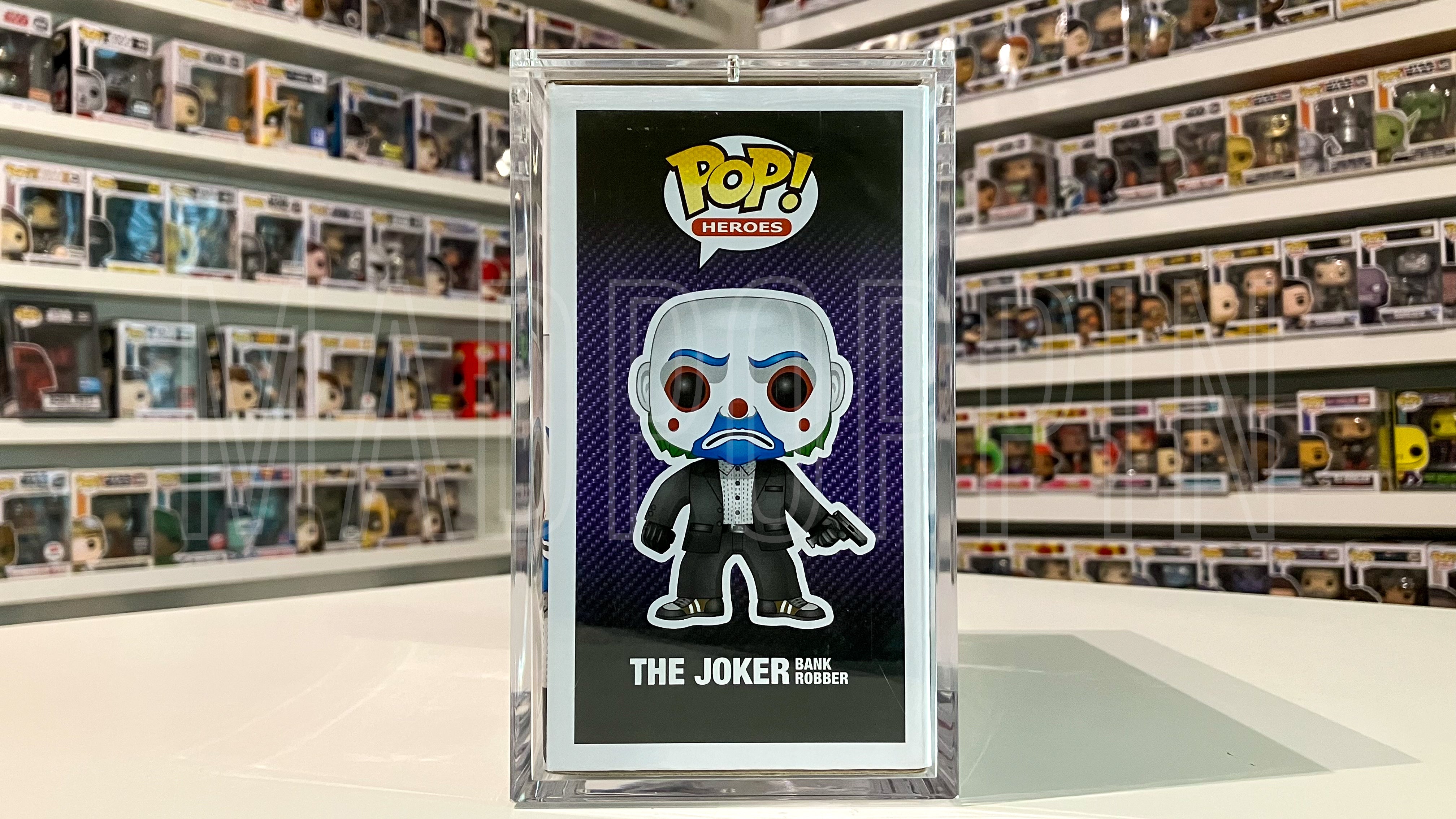 Funko Pop The Dark Knight Joker & Joker Bank Robber Glow wo Gemini Sticker 2 Pack
