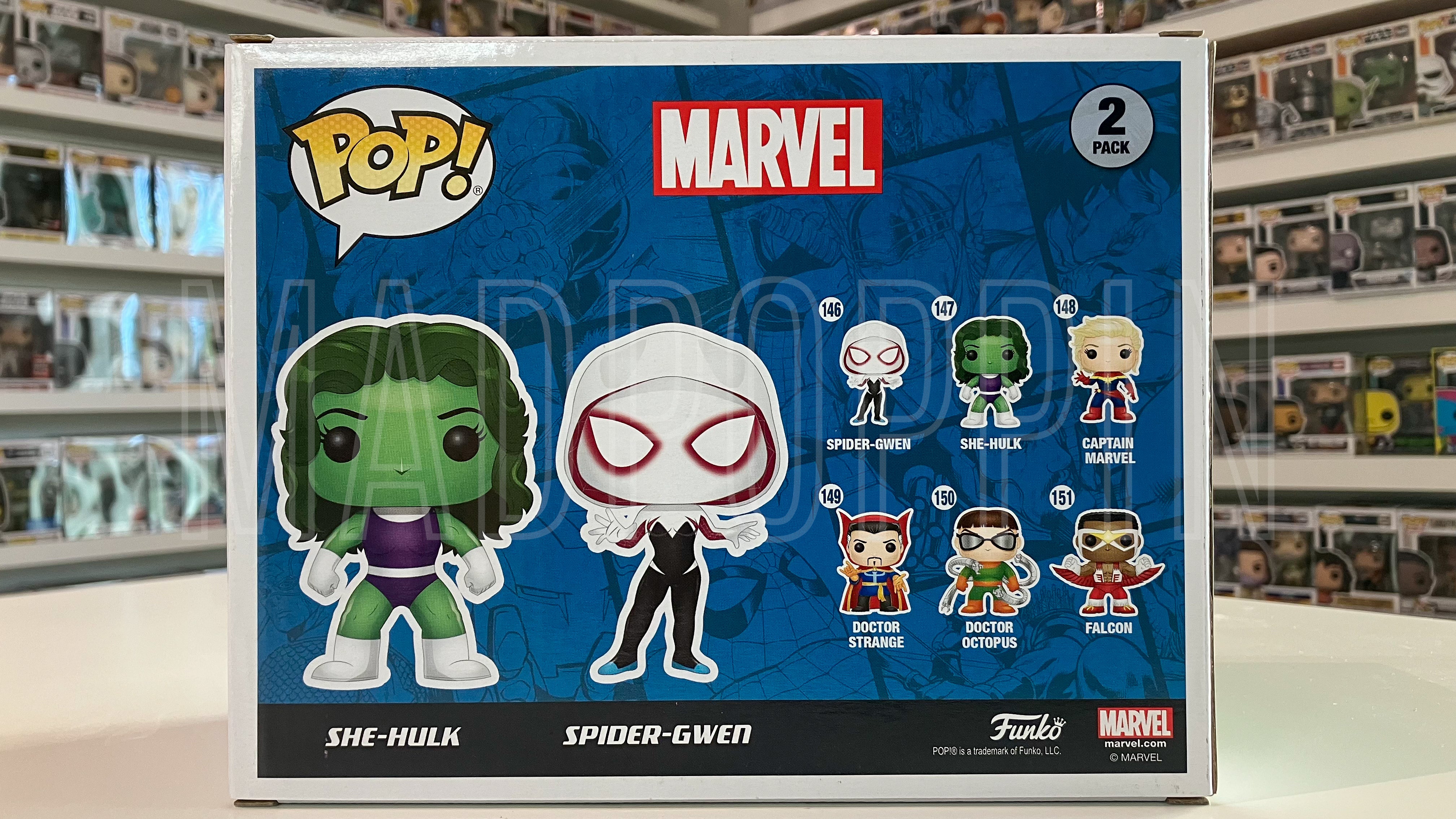 POP! Marvel: Marvel - She-Hulk / Spider-Gwen (2 Pack)