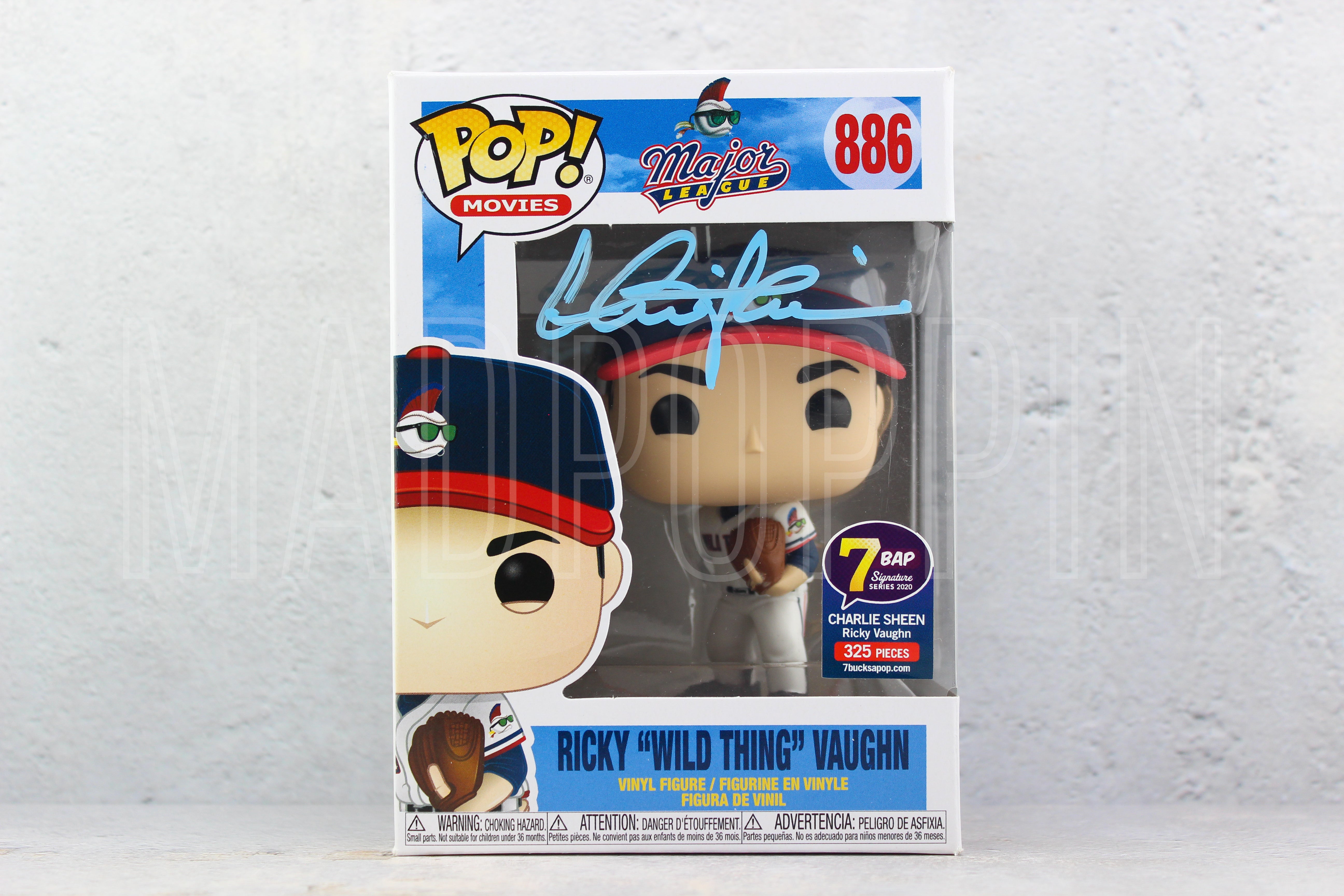Funko POP! Movies: Major League - Ricky "Wild Thing" Vaughn (Autographed/Signed)