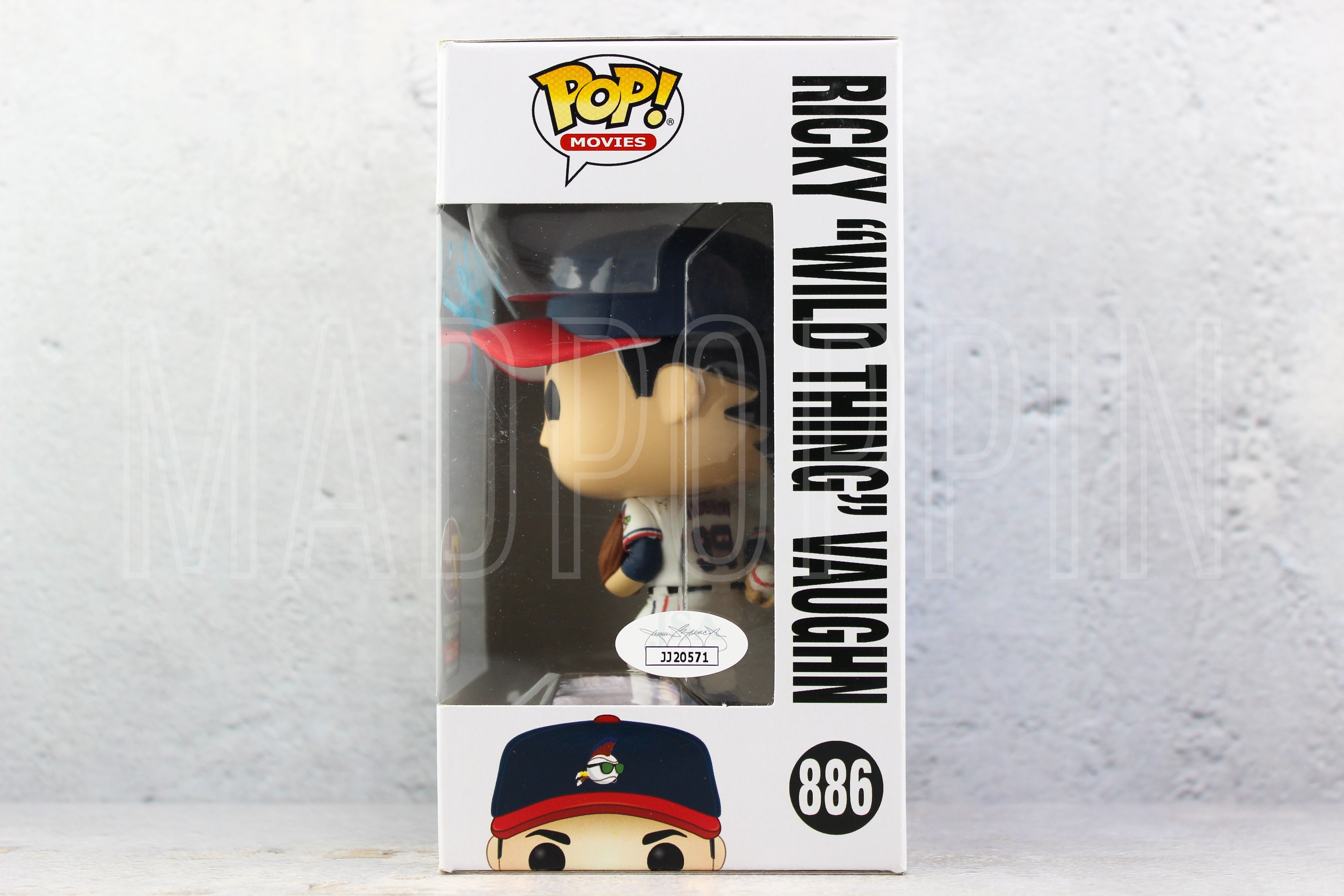 Funko POP! Movies: Major League - Ricky "Wild Thing" Vaughn (Autographed/Signed)