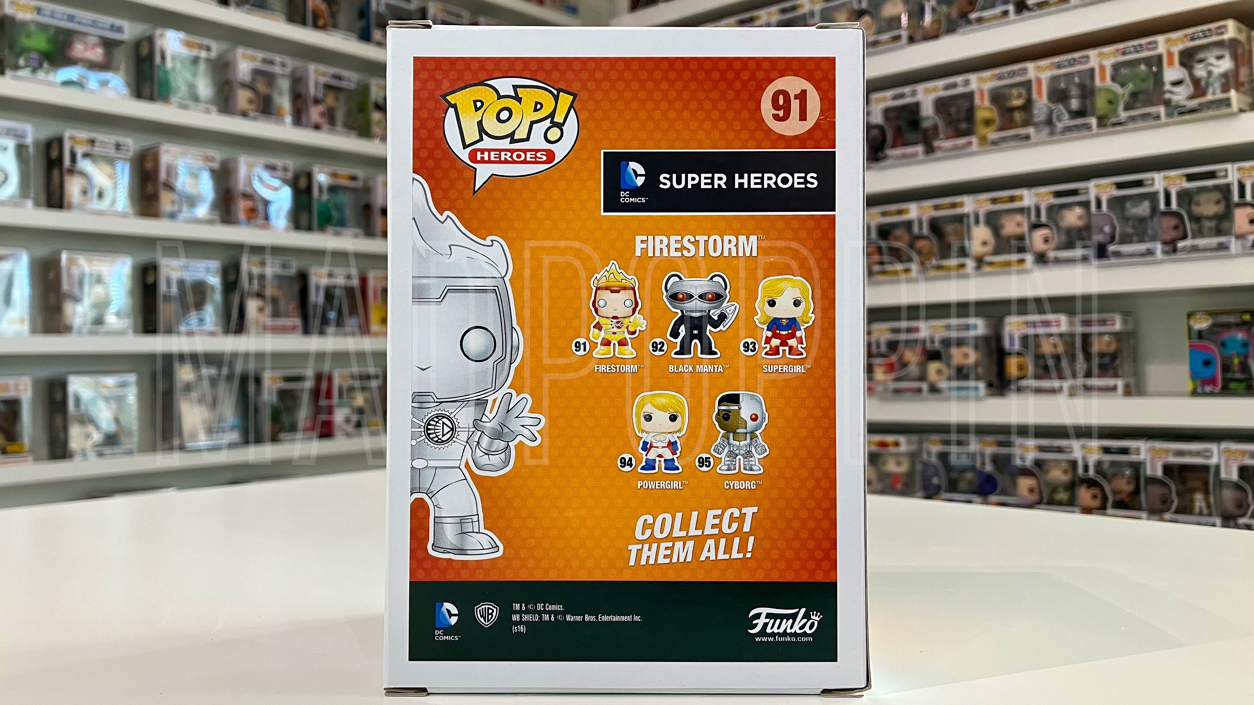 POP! Heroes: DC Super Heroes - Firestorm (White Lantern)