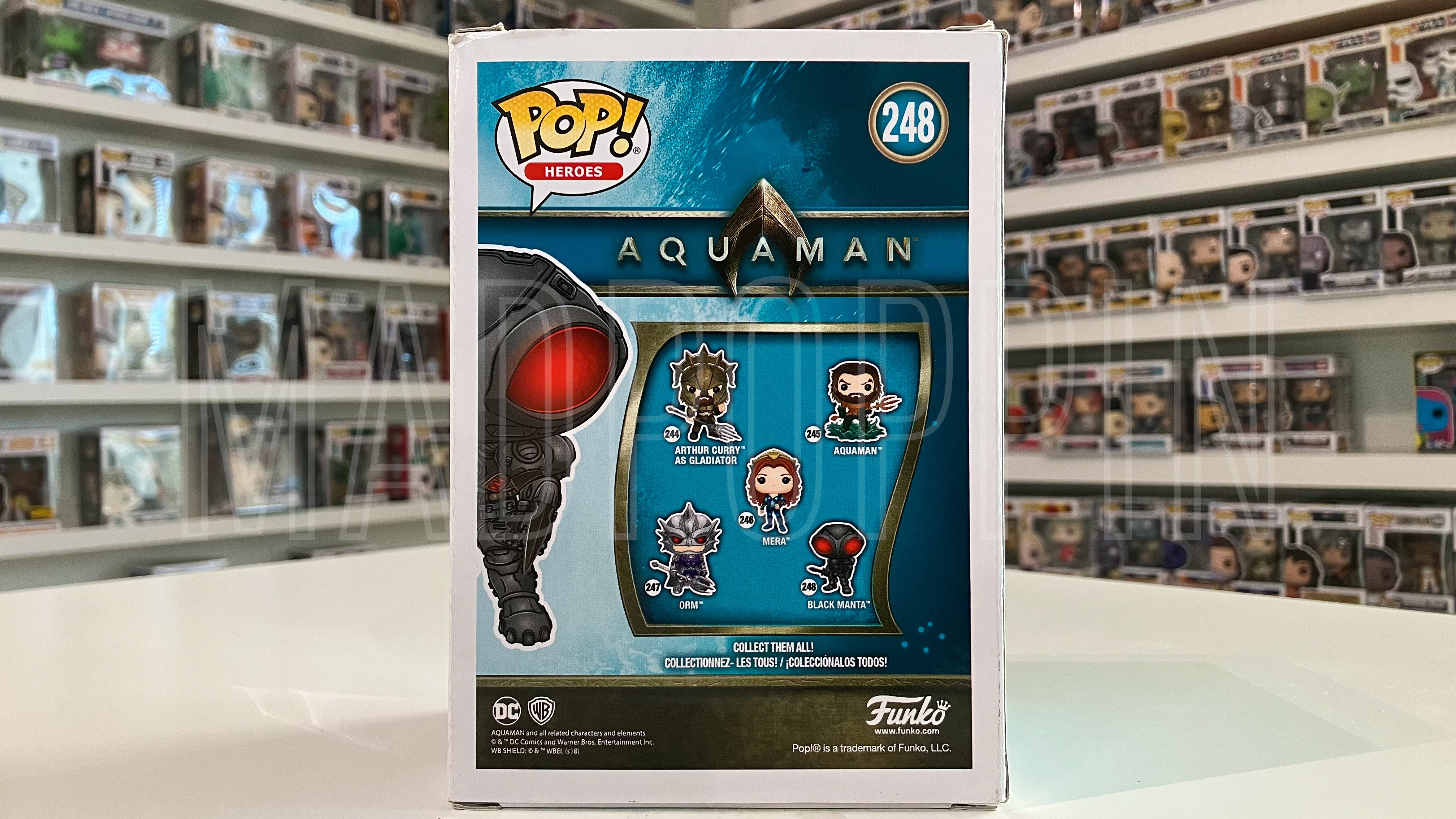 POP! Heroes: Aquaman - Black Manta (Flat Black)