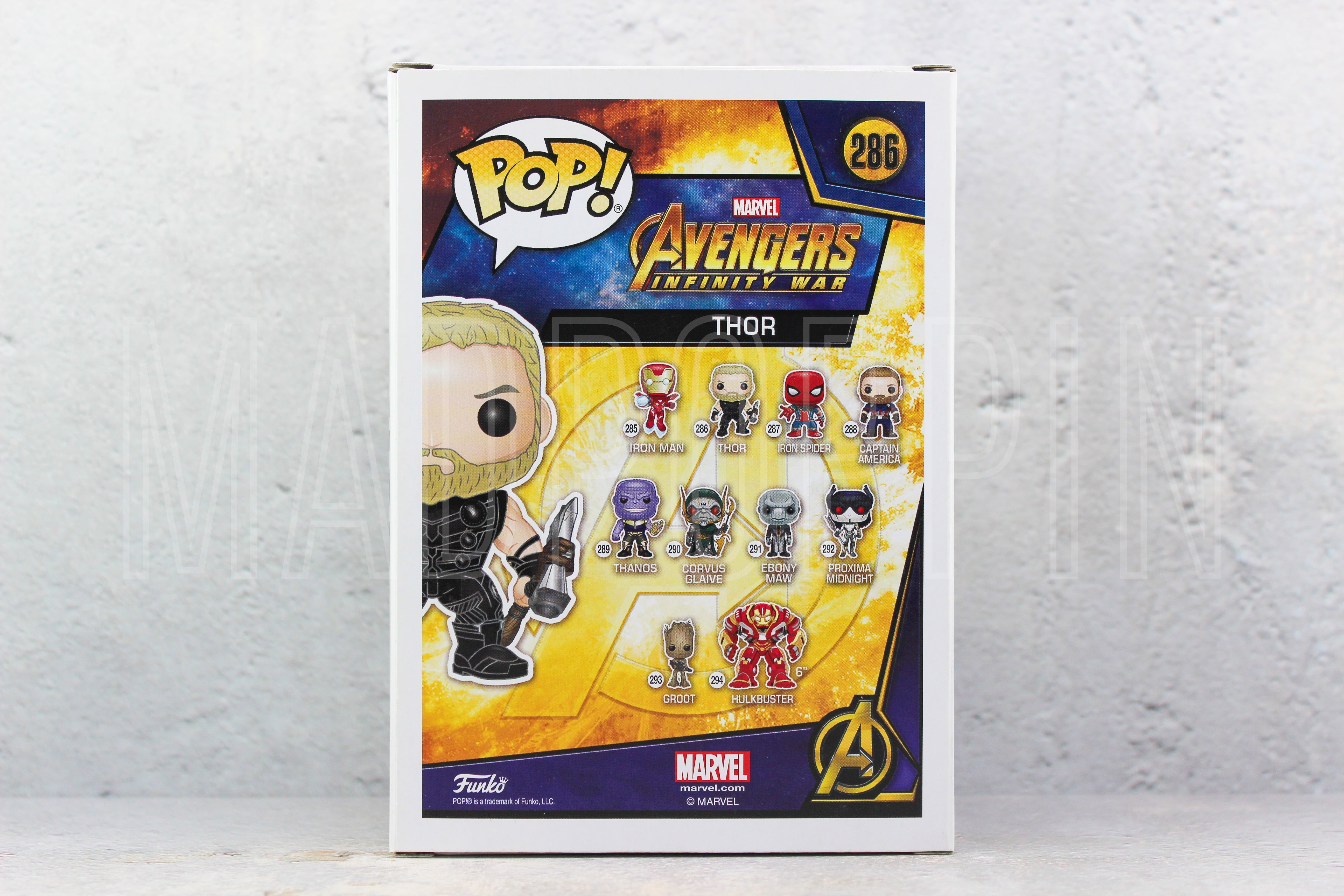 POP! Marvel: Avengers: Infinity War - Thor (Glow in the Dark)