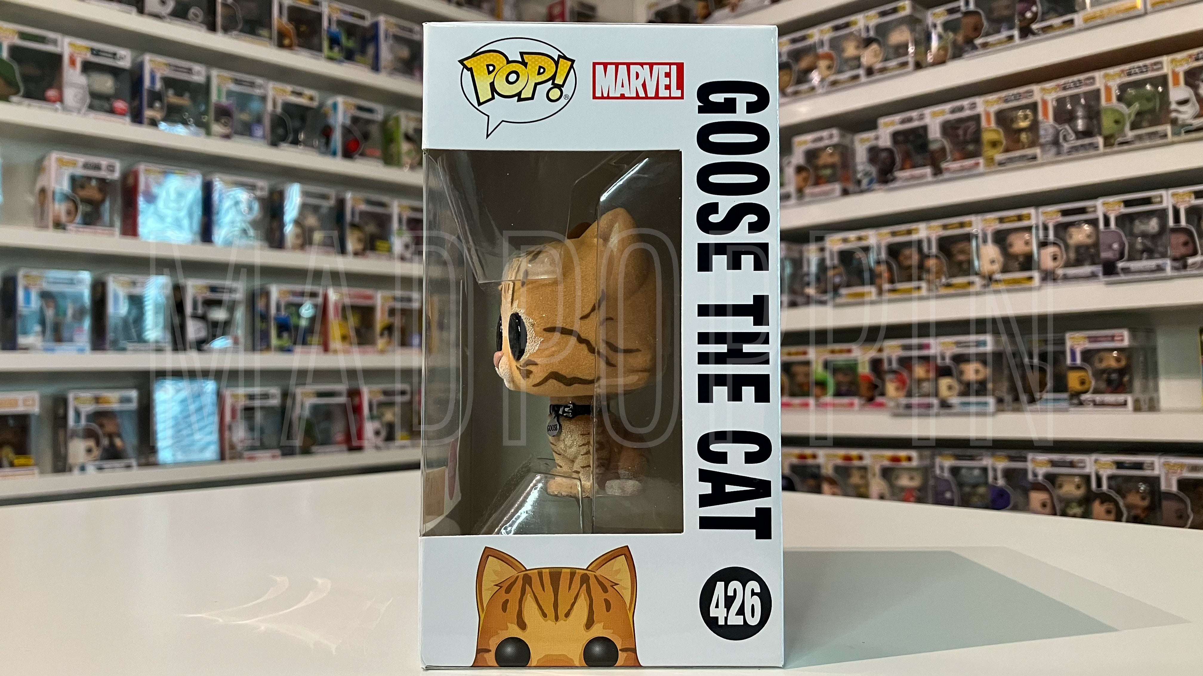 POP! Marvel: Captain Marvel - Goose the Cat (Flocked)