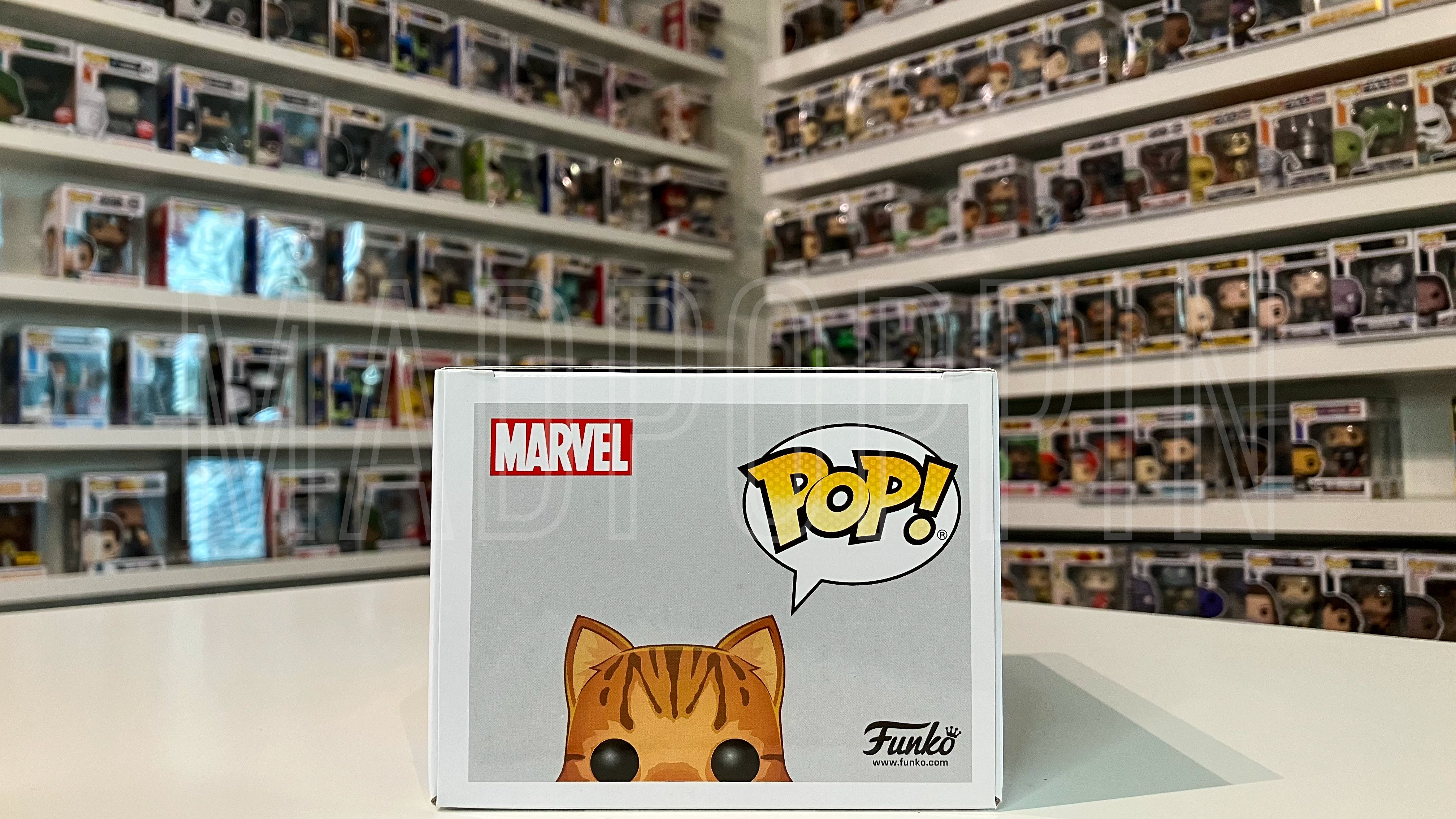 POP! Marvel: Captain Marvel - Goose the Cat (Flocked)