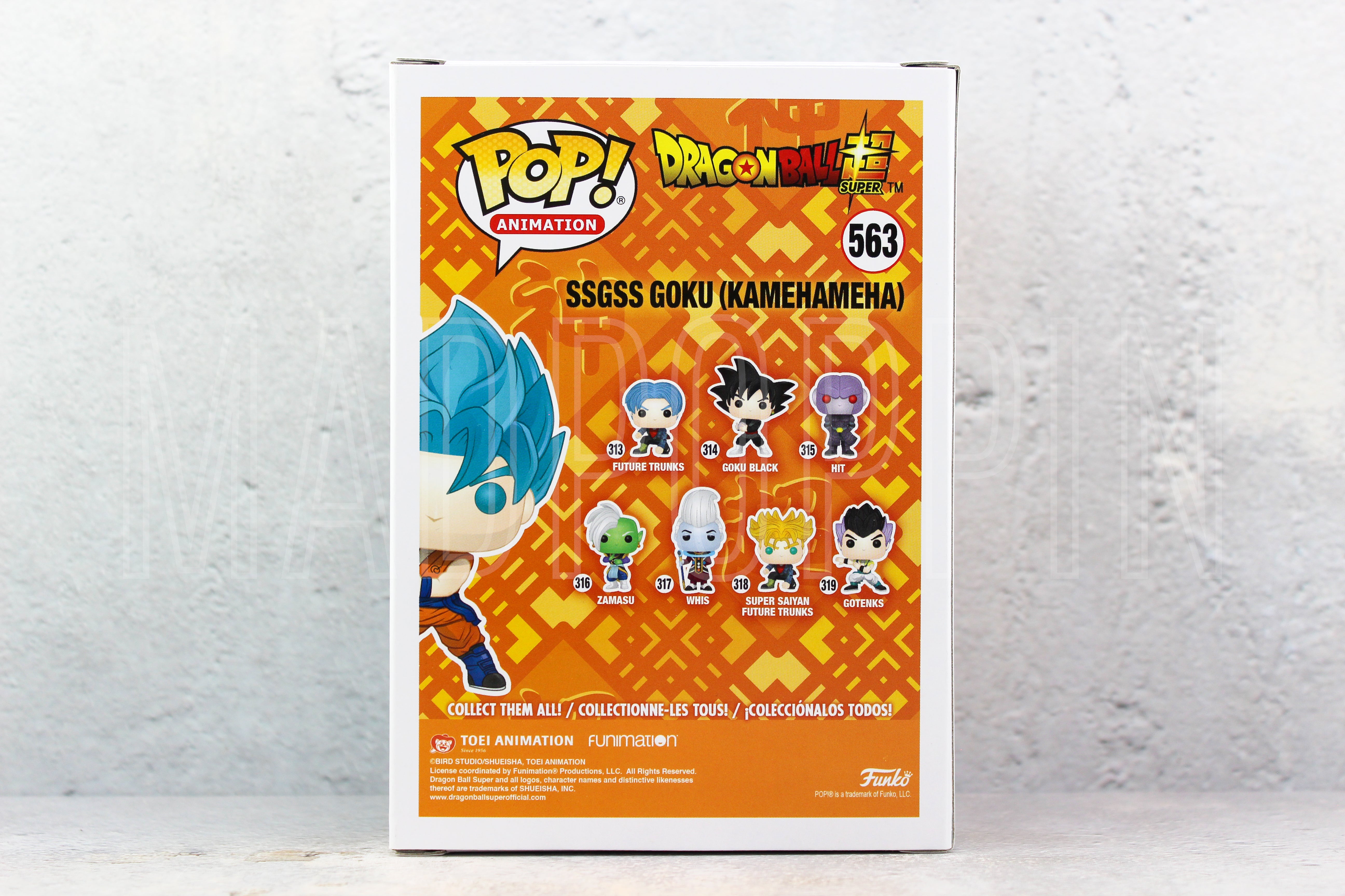 POP! Animation: Dragon Ball Super - SSGSS Goku (Kamehameha) (Metallic)