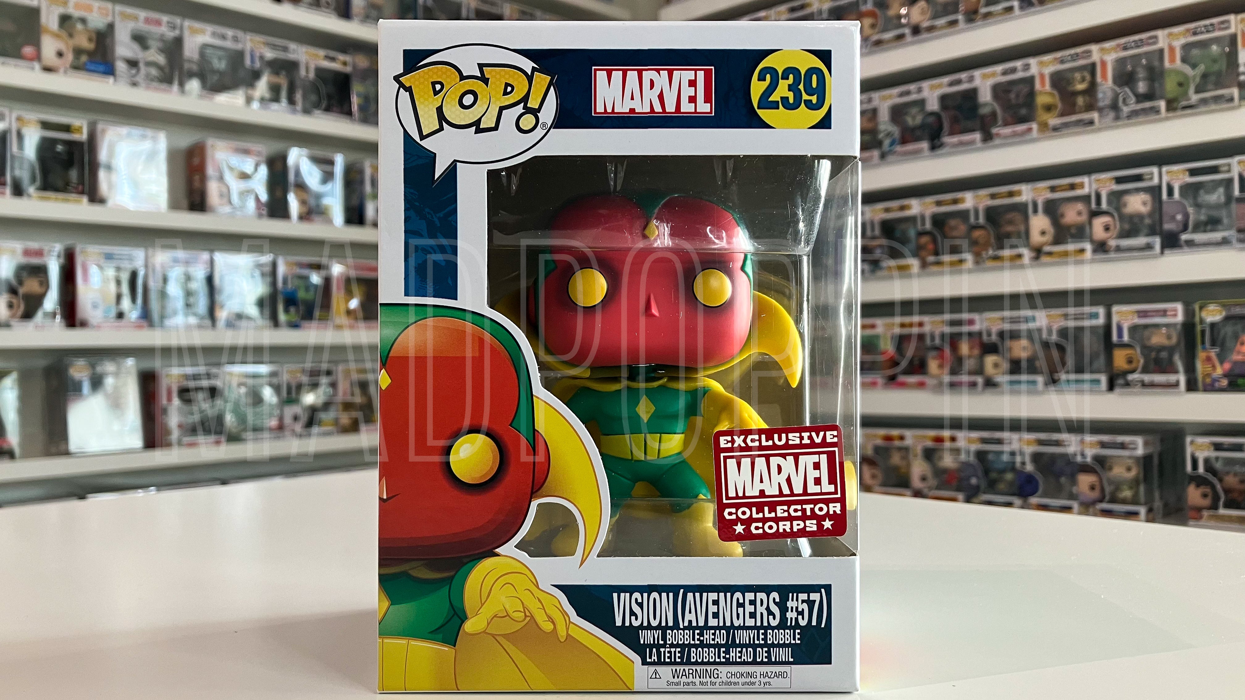 Funko Pop Marvel Collector Corps Avengers Issue #57 Vision 239