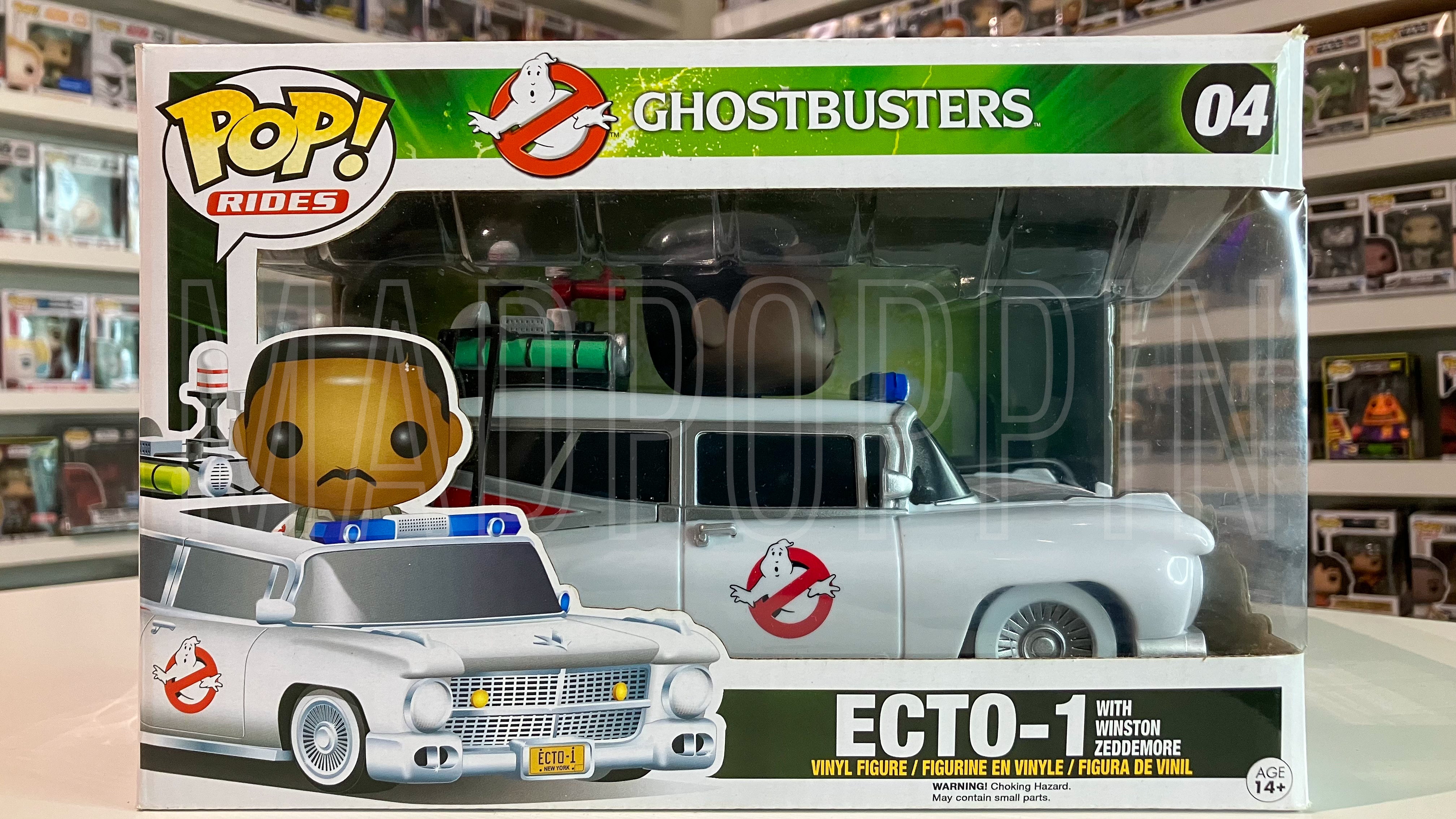Funko POP! Rides Movie Ghostbusters Ecto-1 with Winston Zeddemore Vaulted #04