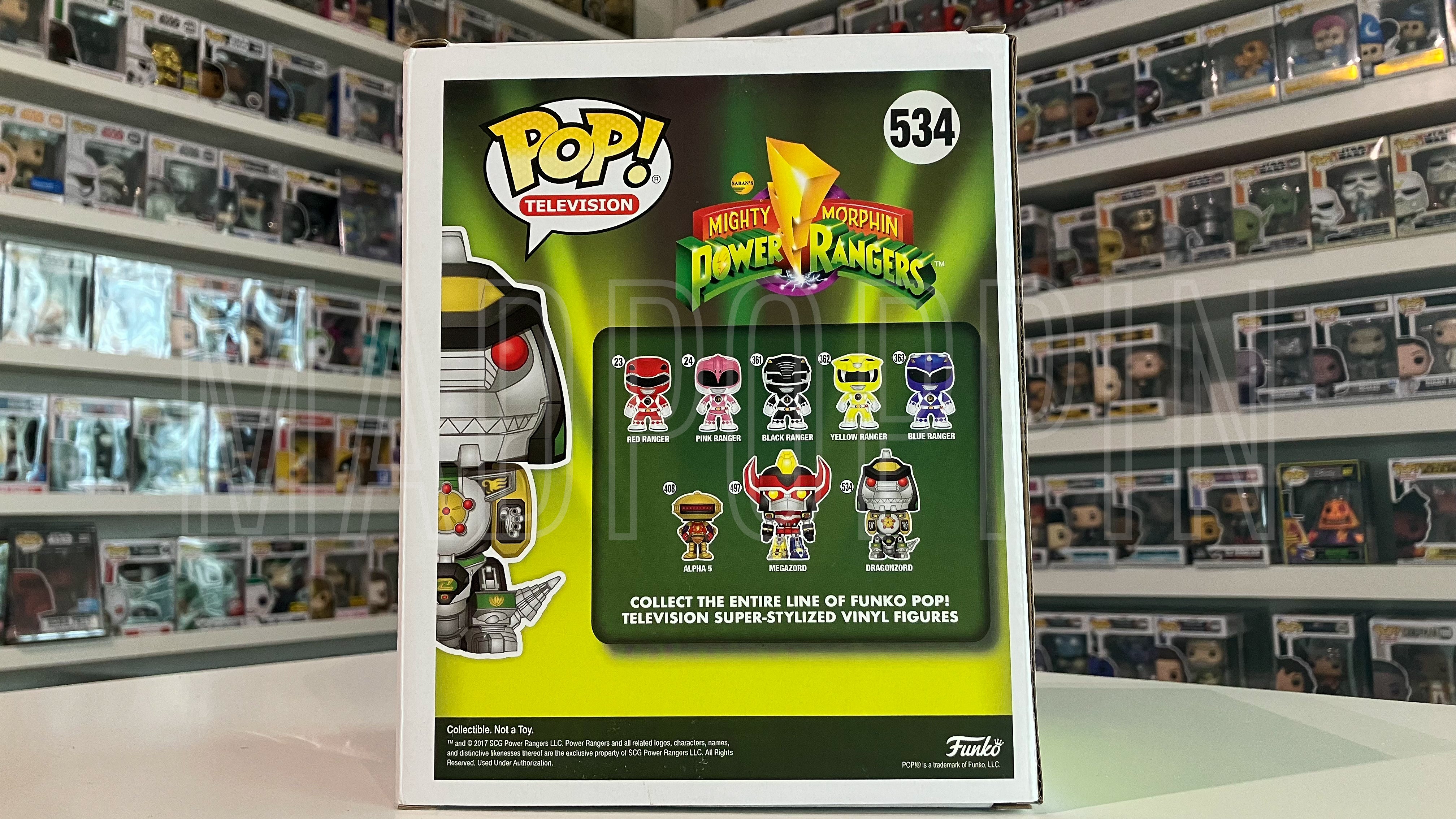 Funko POP! Mighty Morphin Power Rangers Dragonzord Fall Convention 6 Inch #534