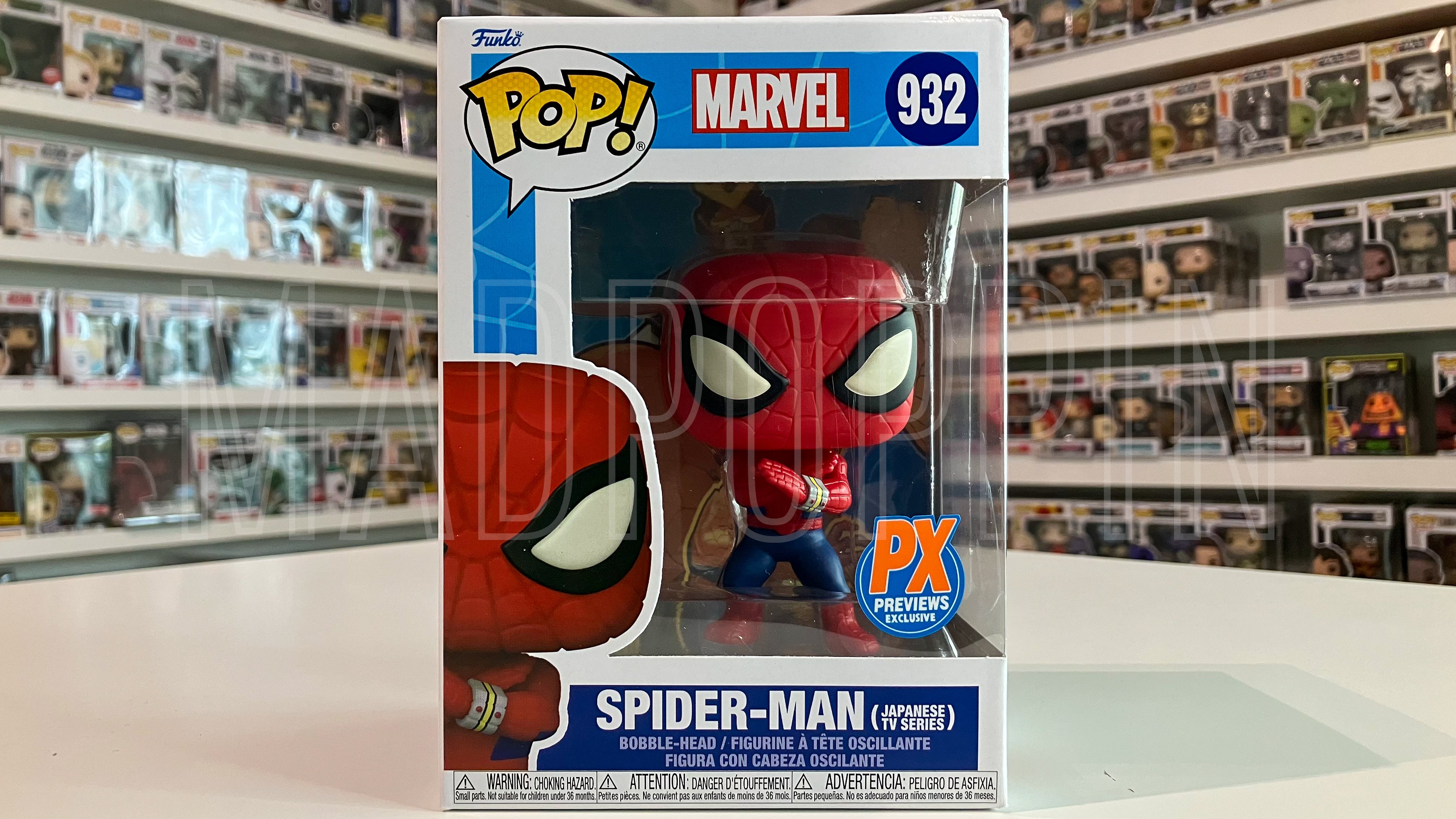 Funko Pop Marvel Spider-Man Japanese TV Series PX Previews Exclusive 932