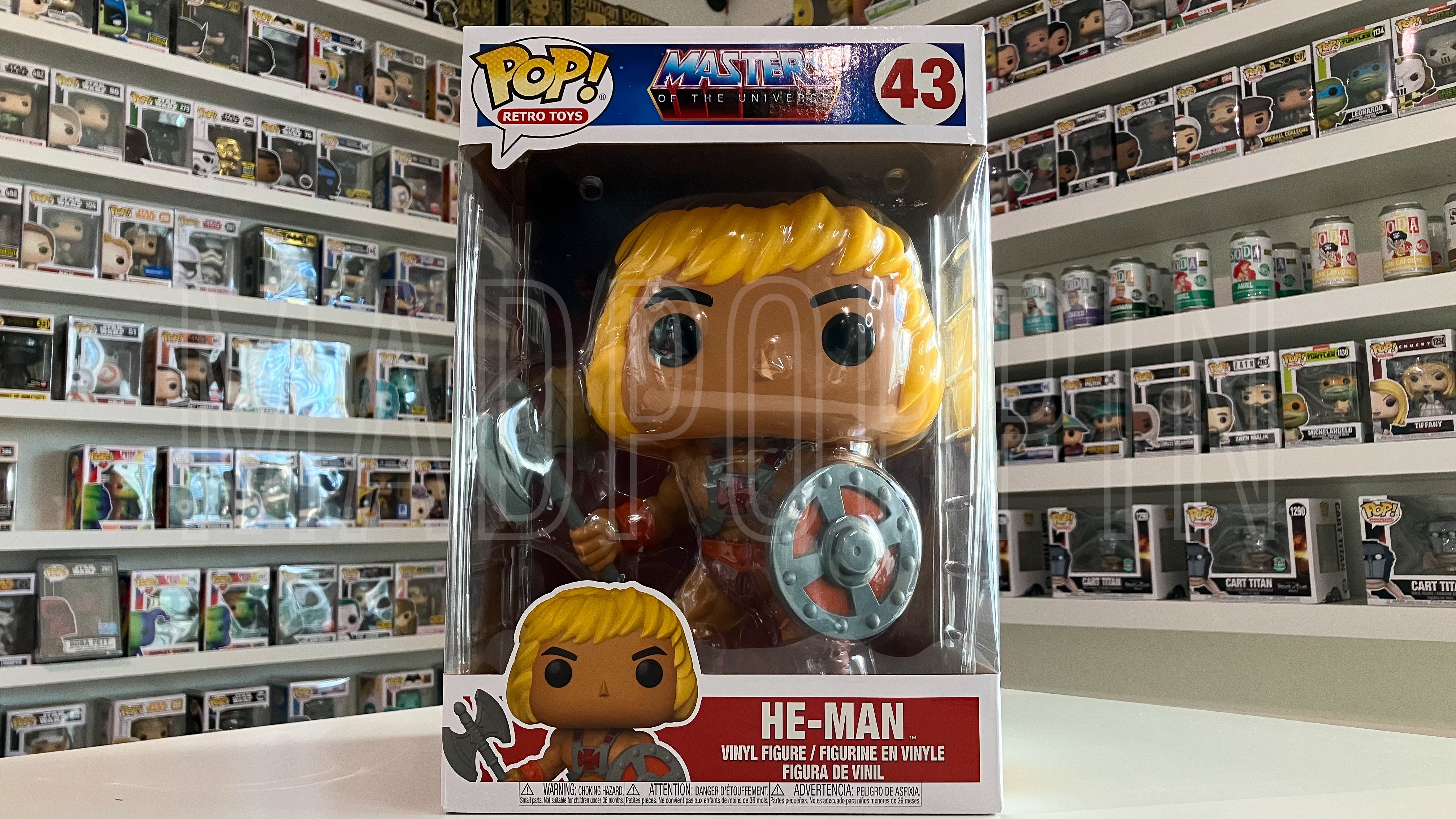 Funko POP! Retro Masters of the Universe He-Man Battle Armour Jumbo 10 Inch #43