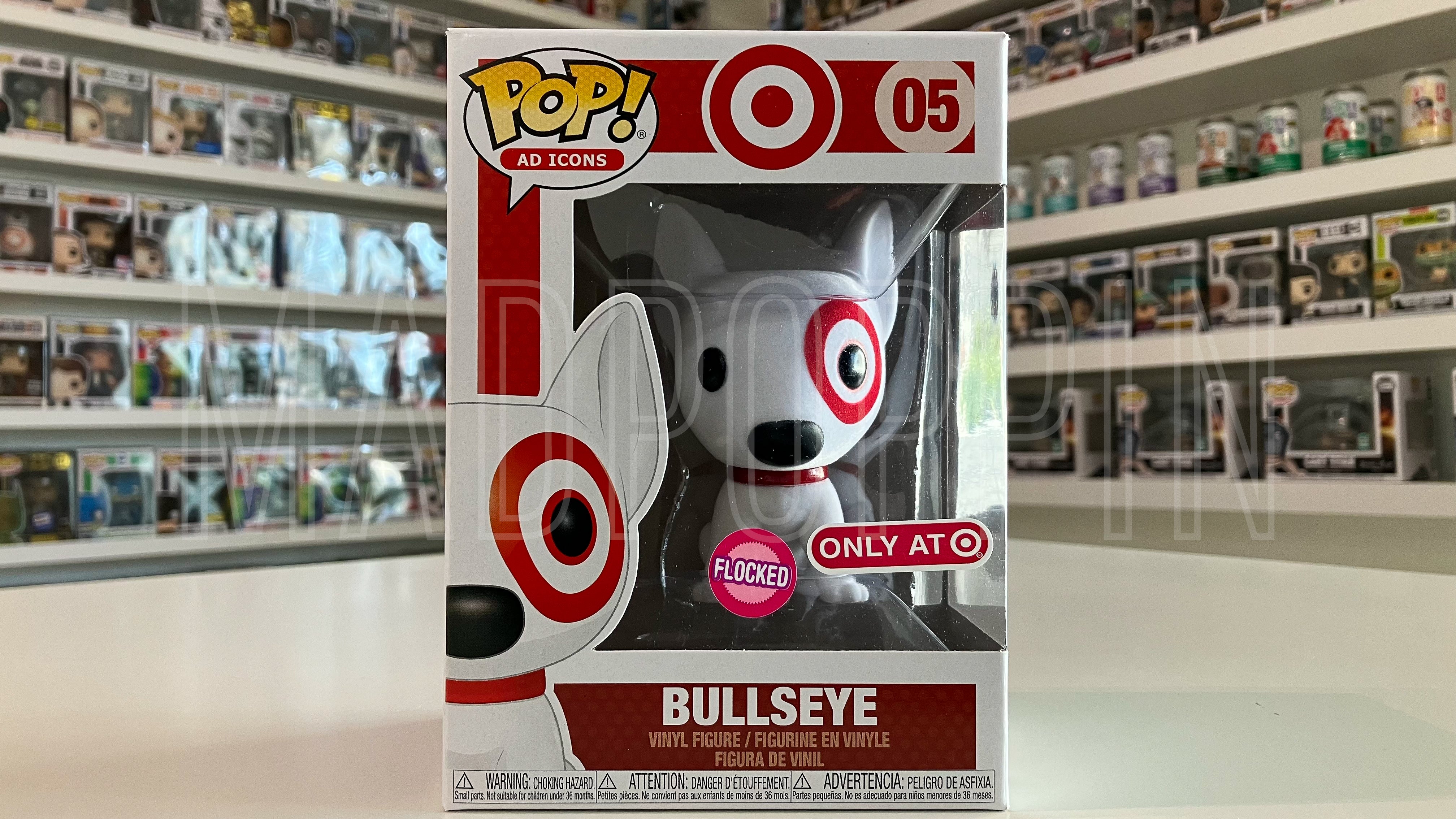 Funko POP! Ad Icons Target Bullseye Red Collar Flocked Target Exclusive #05