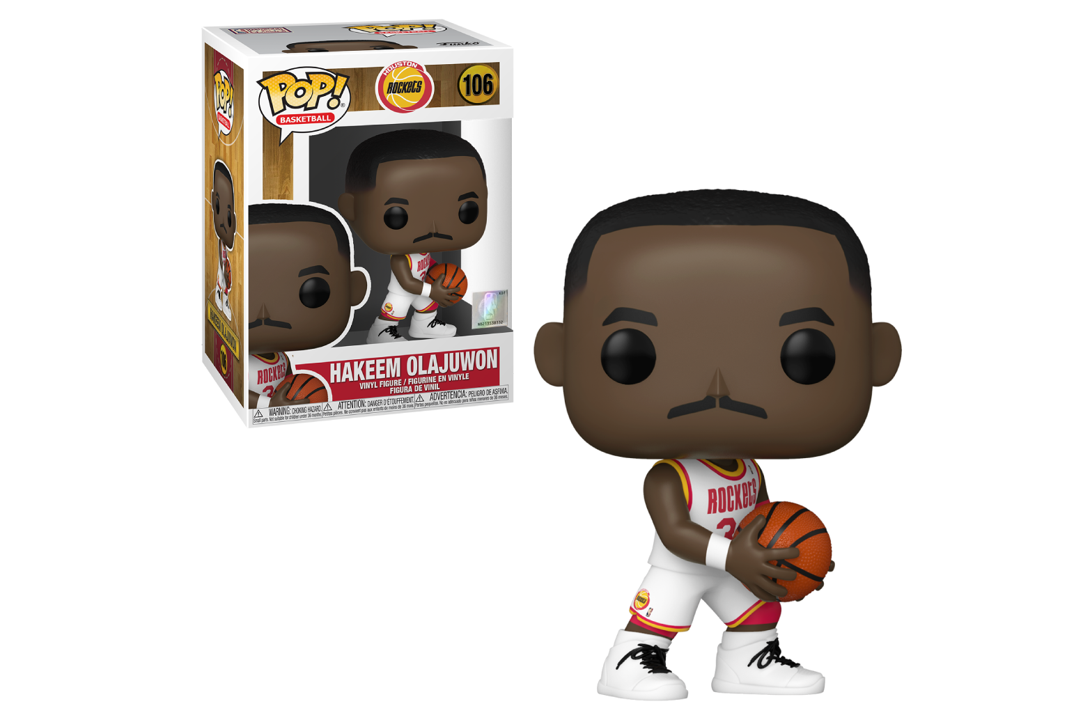 Funko Pop Basketball NBA Legends Houston Rockets Hakeem Olajuwon 106