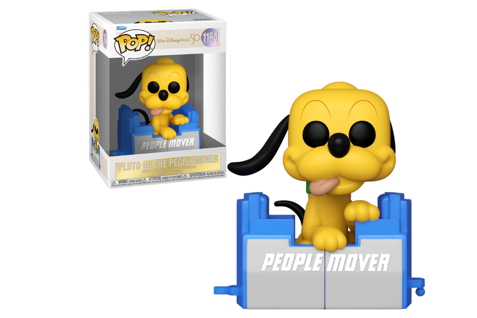 Funko POP! Walt Disney World 50 Pluto on The Peoplemover #1164