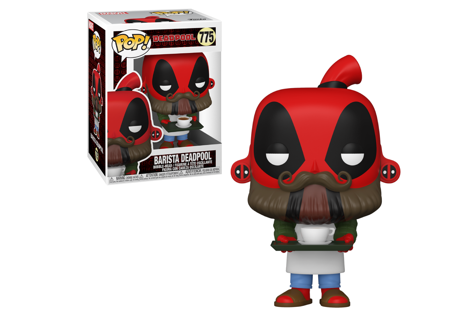 Funko POP! Marvel: Deadpool 30th Anniversary Barista Deadpool #775