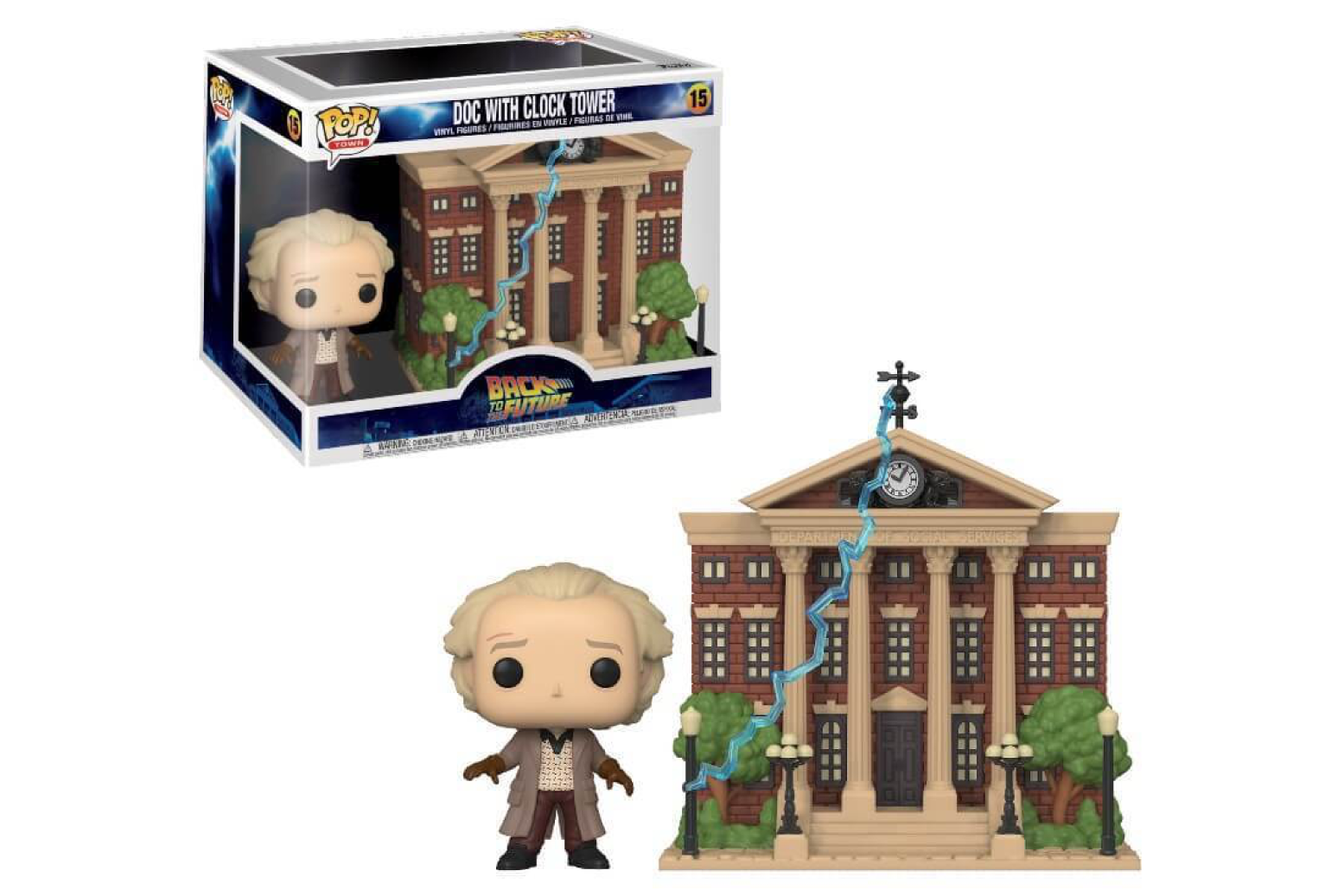 POP! Town: Back to the Future - Doc with Clock Tower