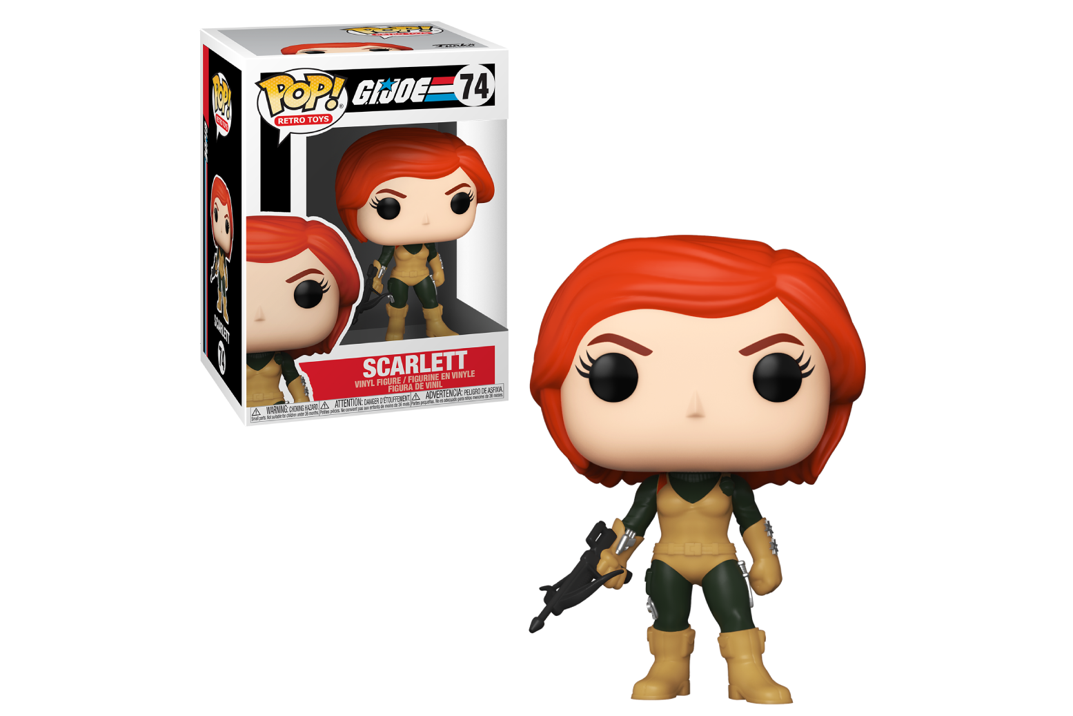 Funko Pop Retro Toys G.I. Joe Scarlett 74